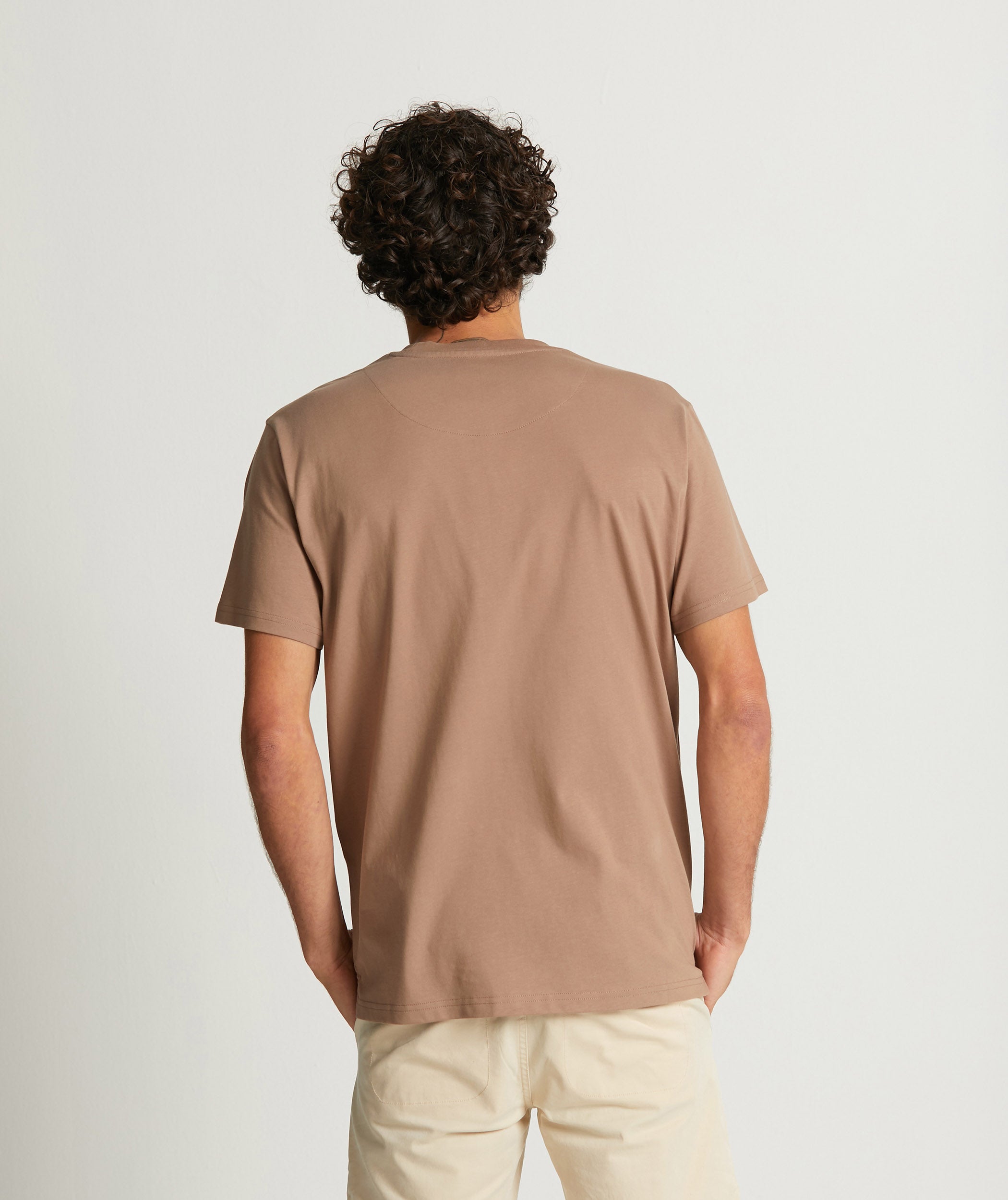 Mens Organic Cotton Pocket Tee - Portabella