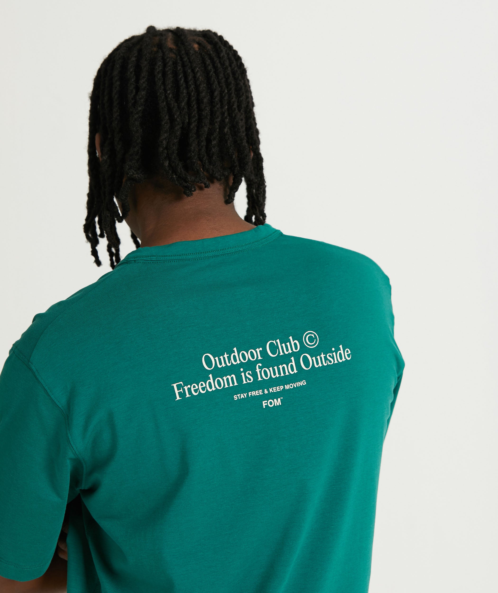 Mens Outdoor Versatile Tee - Green Wilderness