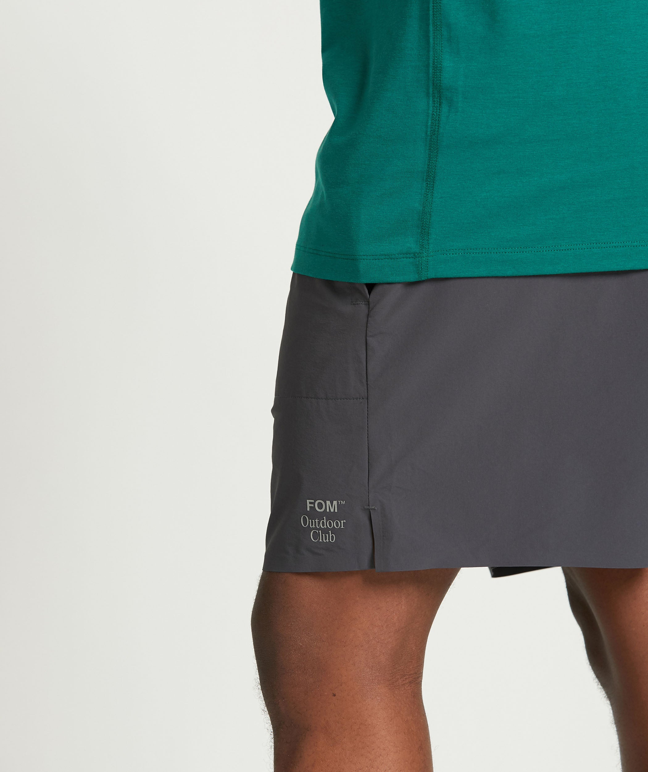 Mens Outdoor 4 Way Stretch Shorts - Slate Charcoal