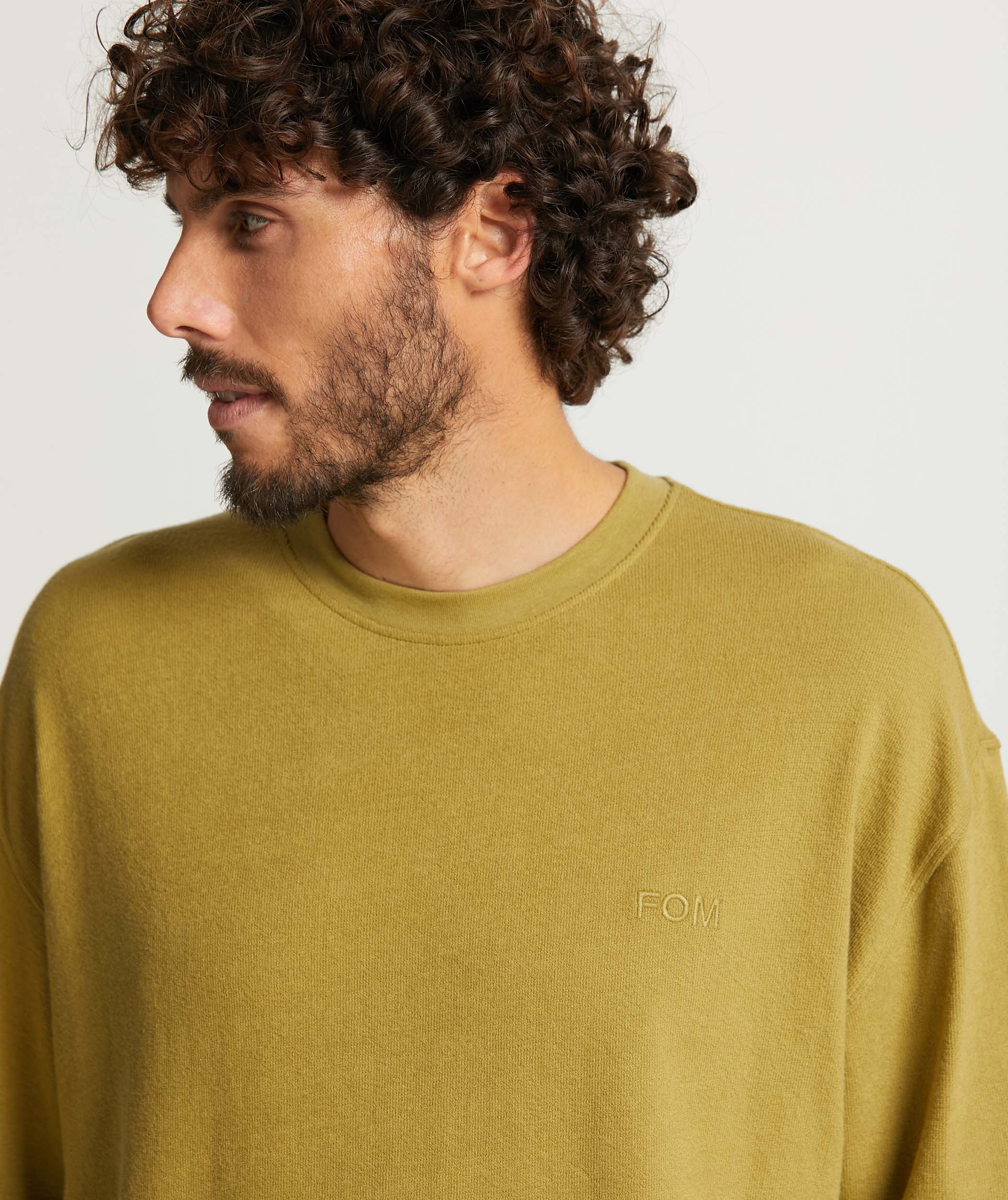 Mens Structured Jersey Knit Tee - Cedar Green