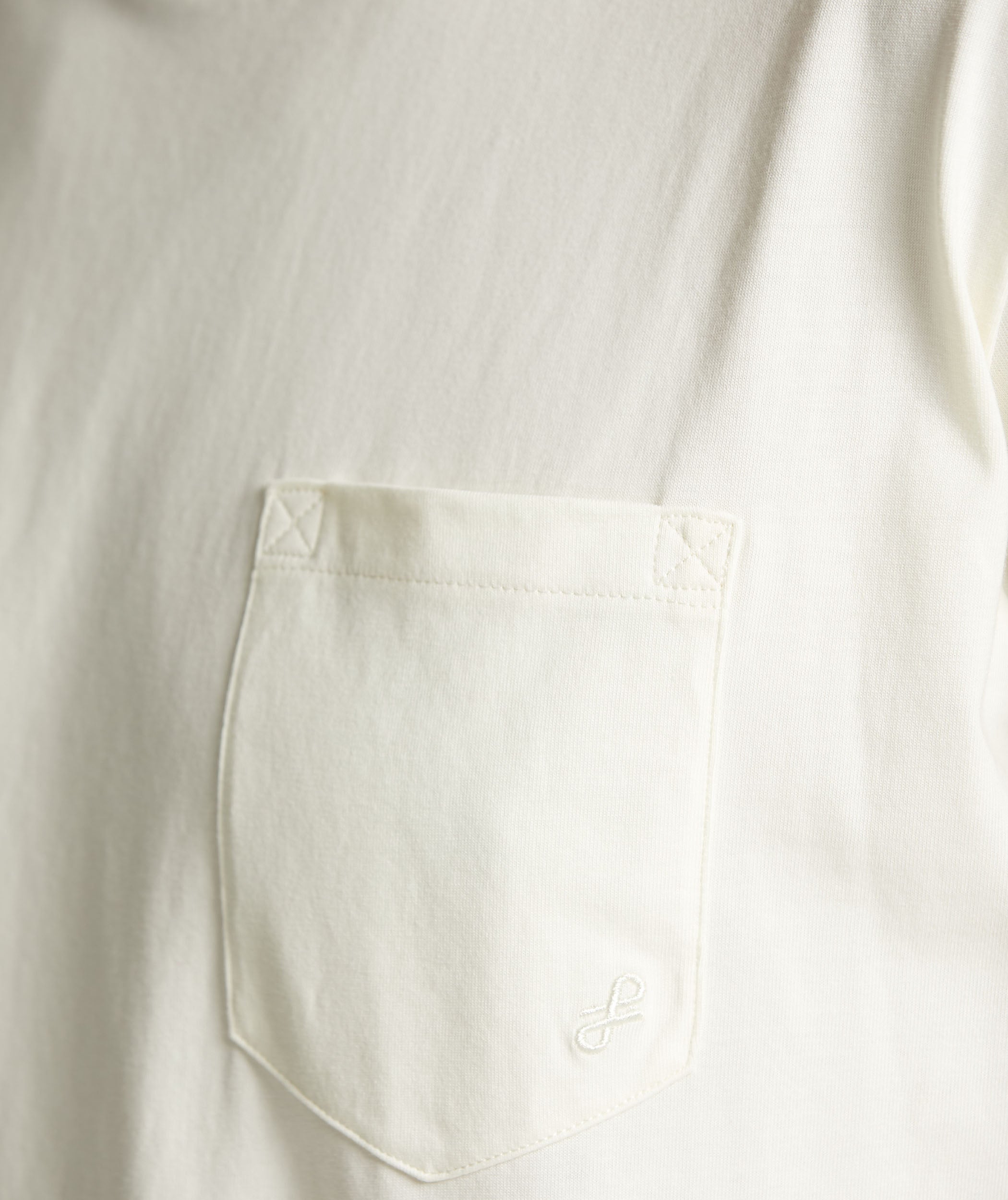 Mens Organic Cotton Pocket Tee - White