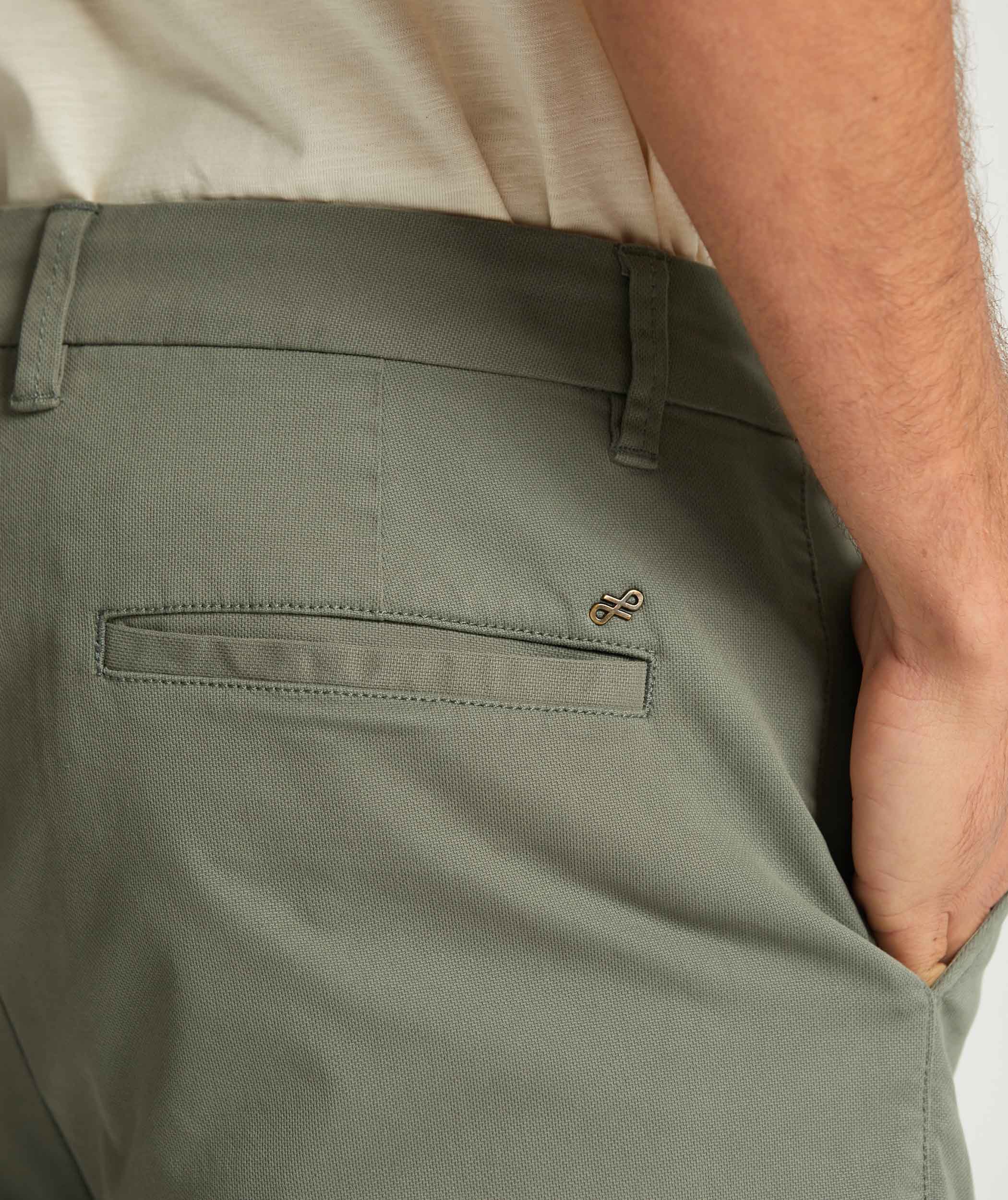 Mens Cotton Chino Shorts - Teal