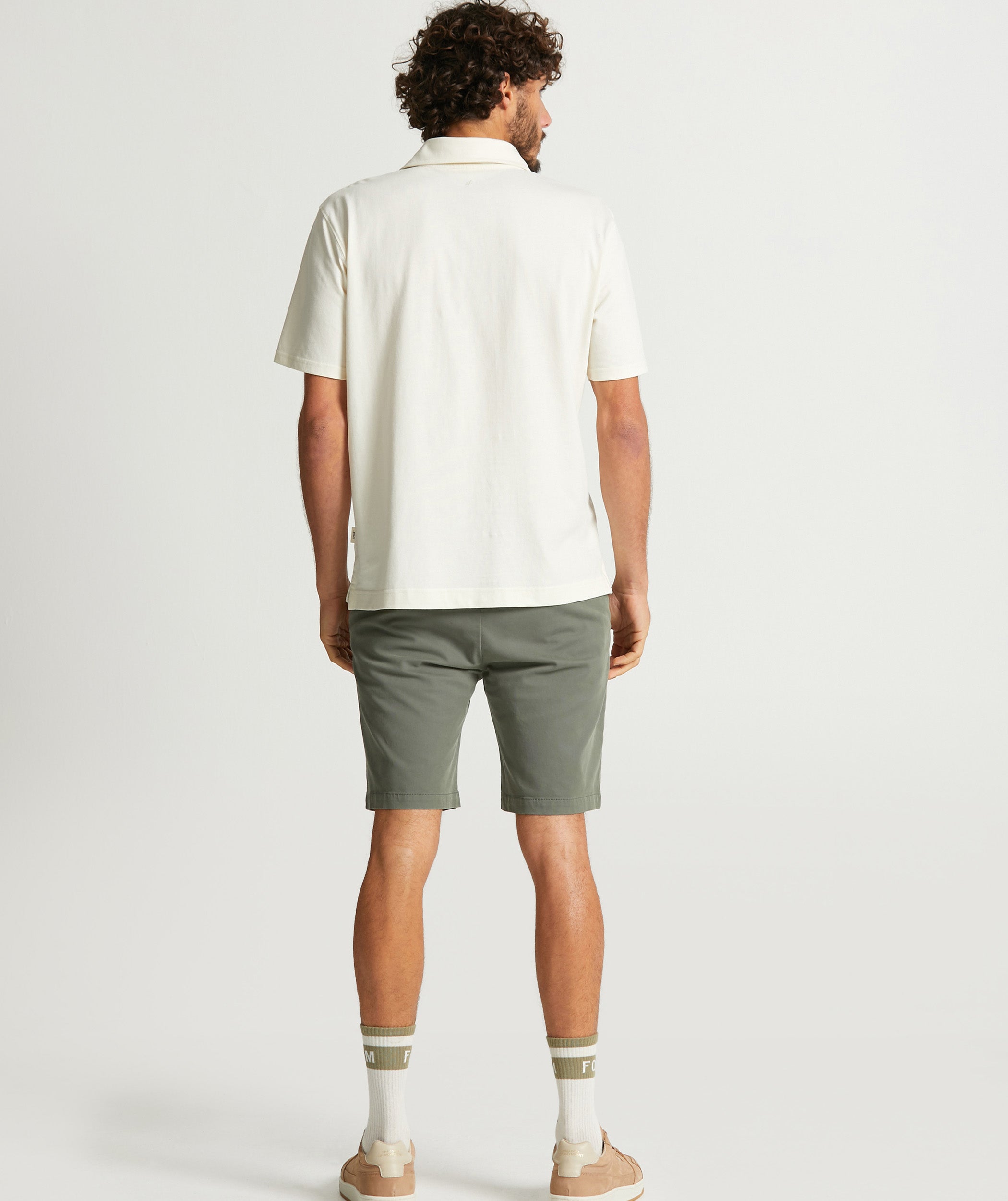 Mens Organic Cotton Golfer - Ecru