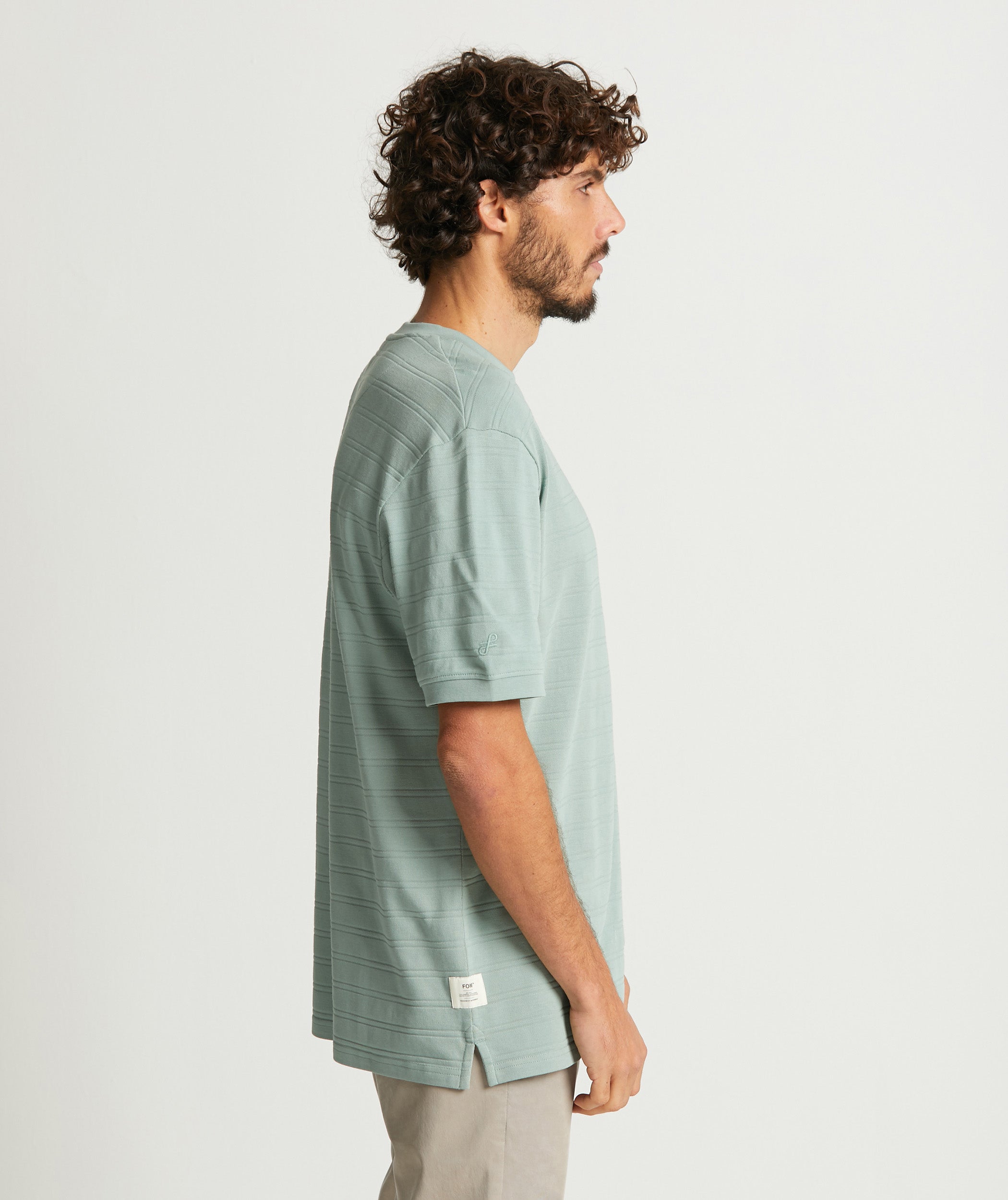 Mens Pique Tee - Blue