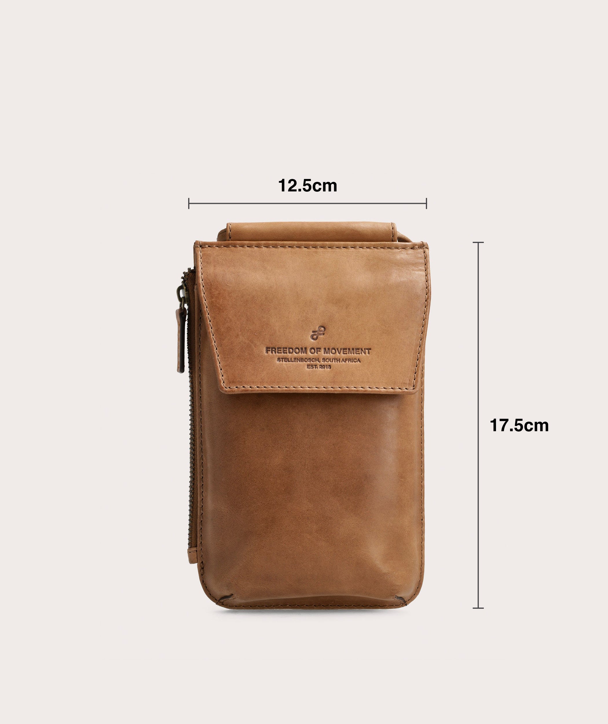 Crossbody Cellphone Pouch - Pecan