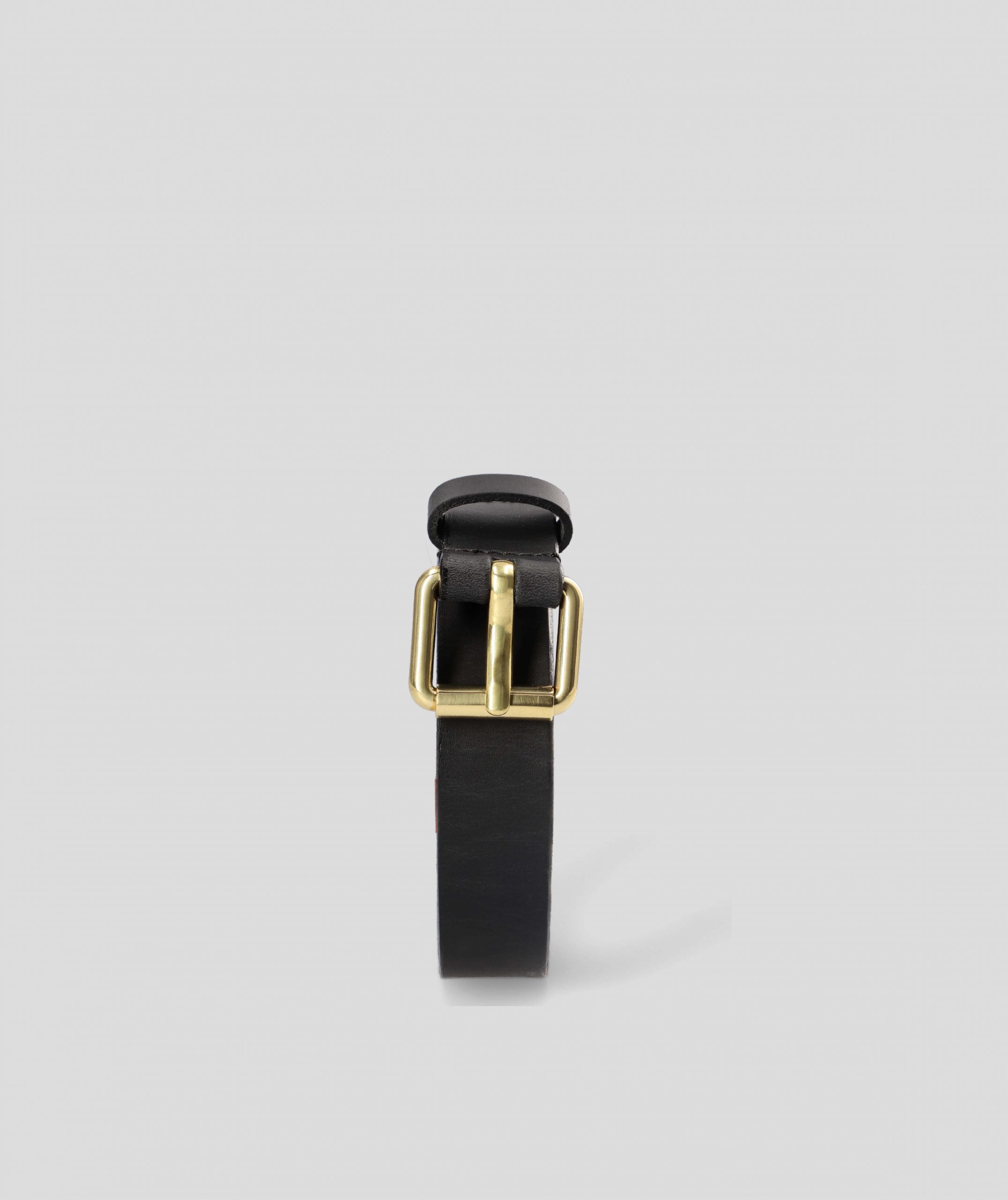 Ladies Black Belt/ Gold Buckle