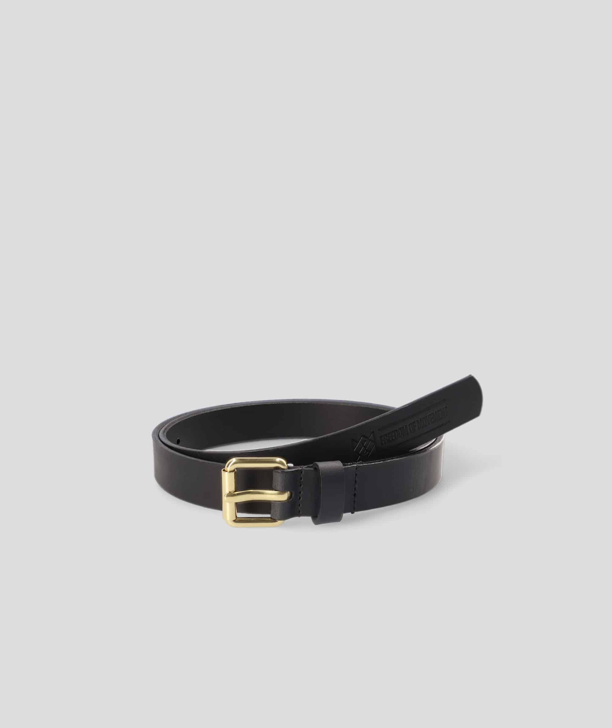 Ladies Black Belt/ Gold Buckle