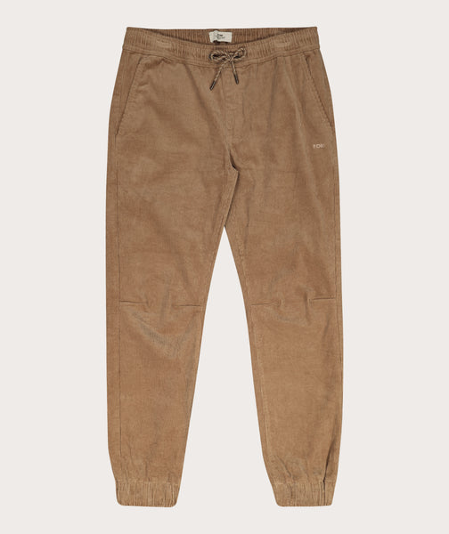 Mens Corduroy Drawcord Shorts - Taupe