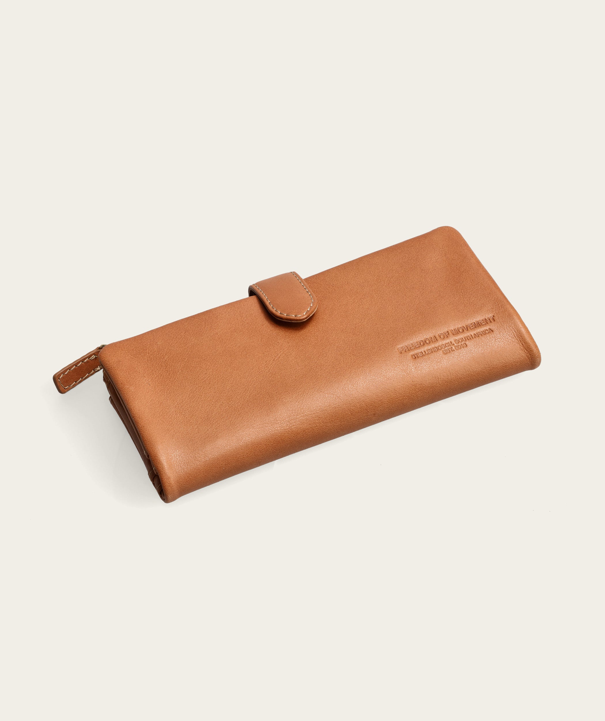 Ladies Clip Wallet - Biscuit