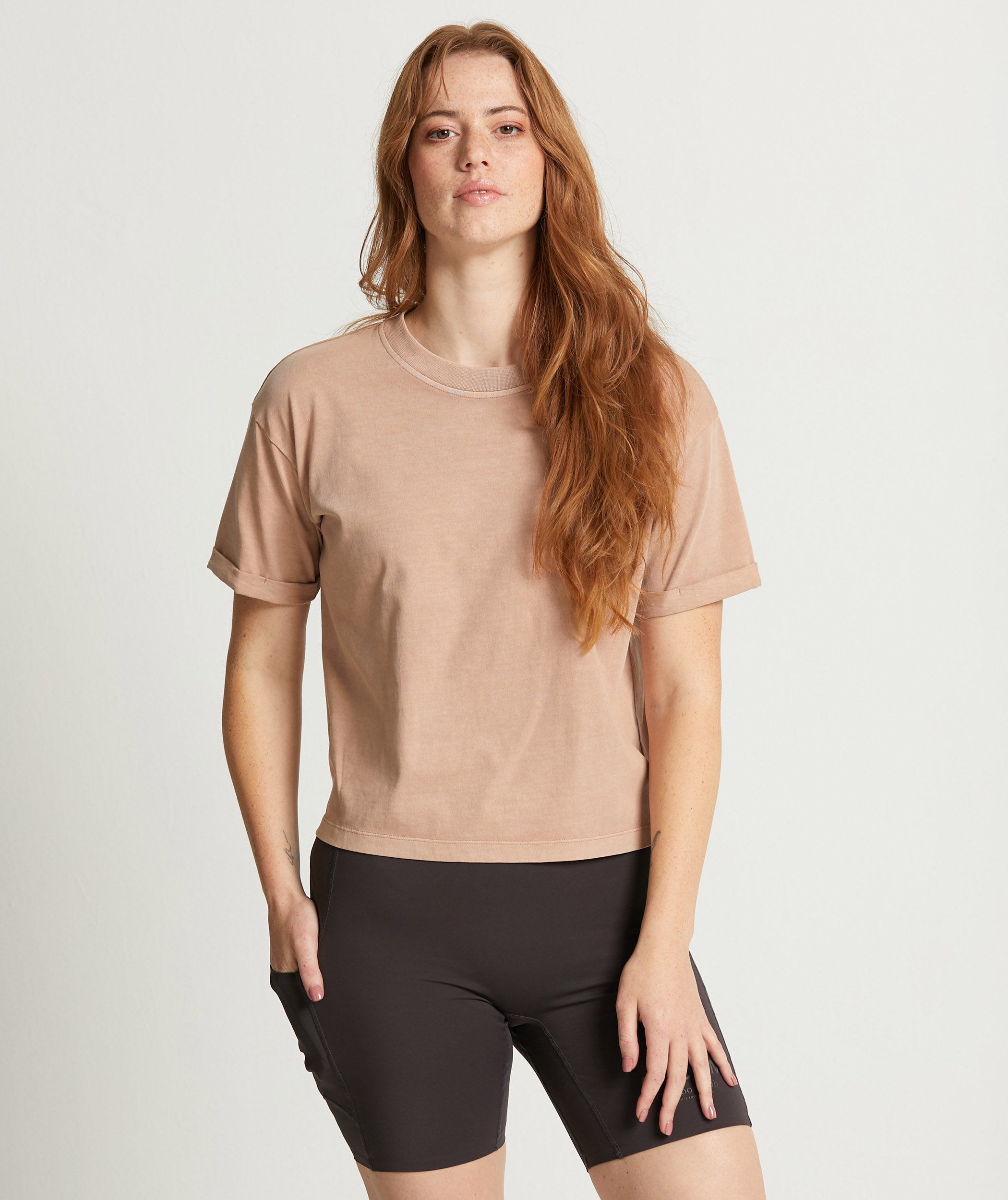 Ladies Outdoor Adventure Tee - Fawn