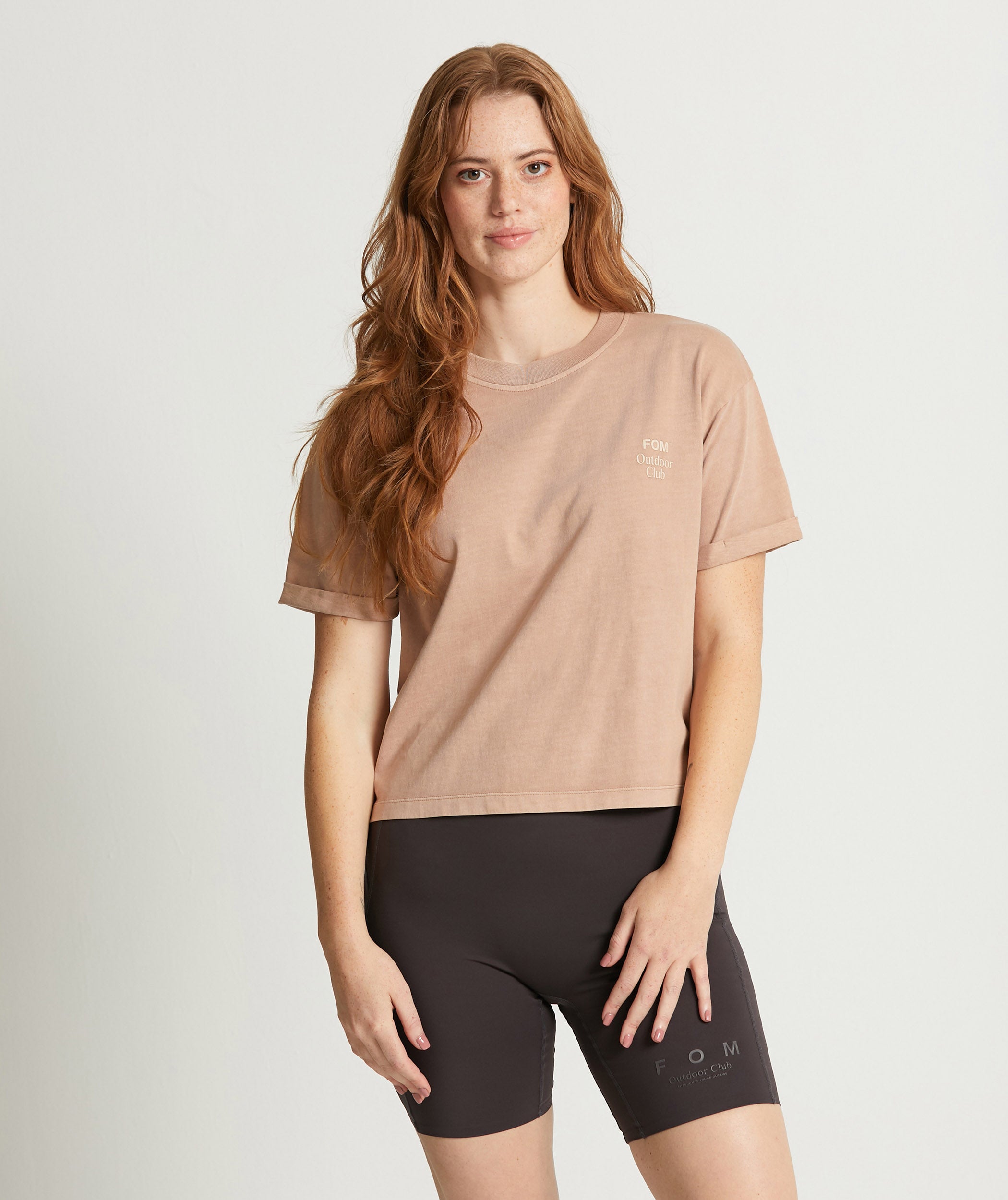 Ladies Outdoor Adventure Tee - Fawn