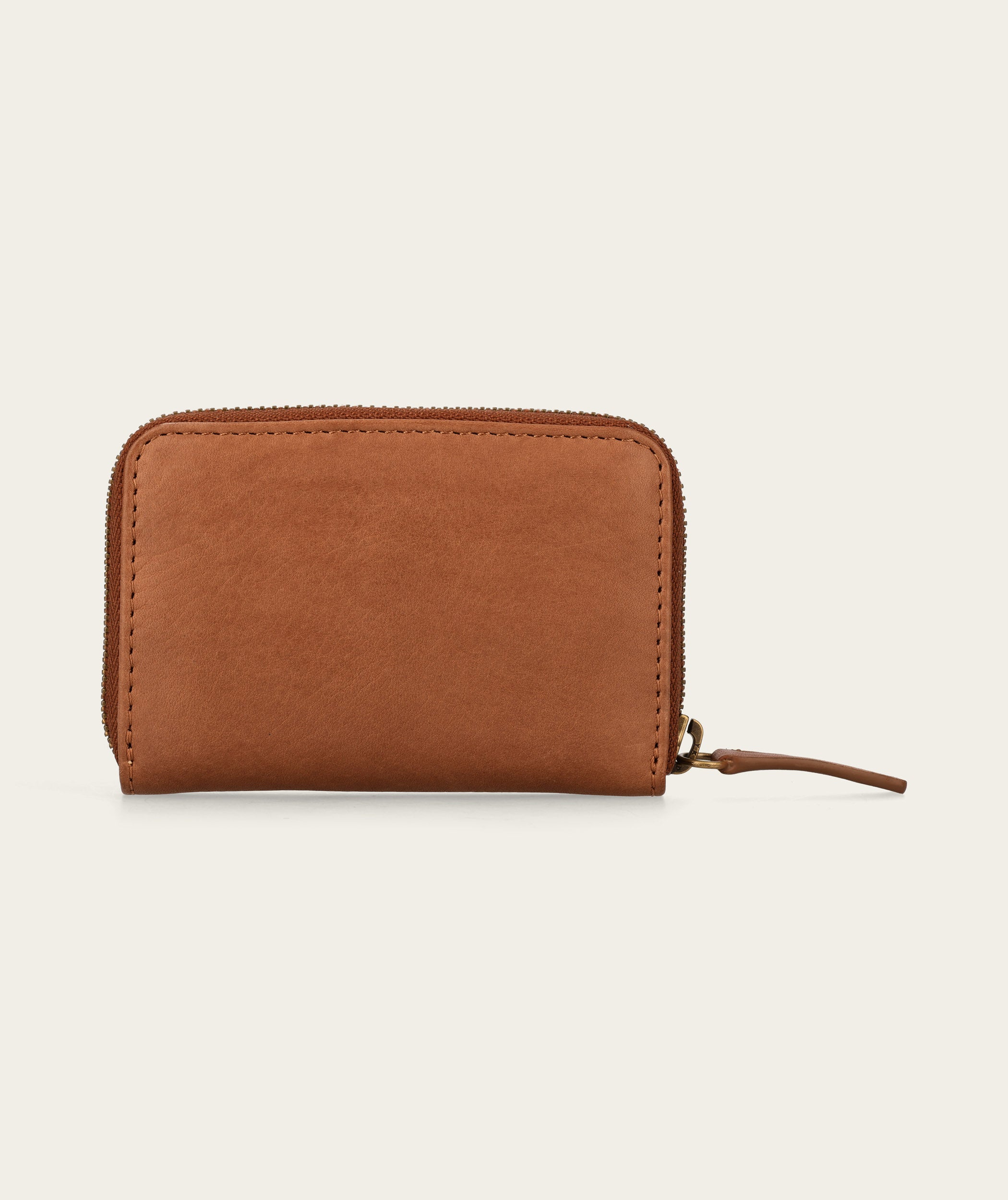 Zip-Around Card Holder - Chestnut