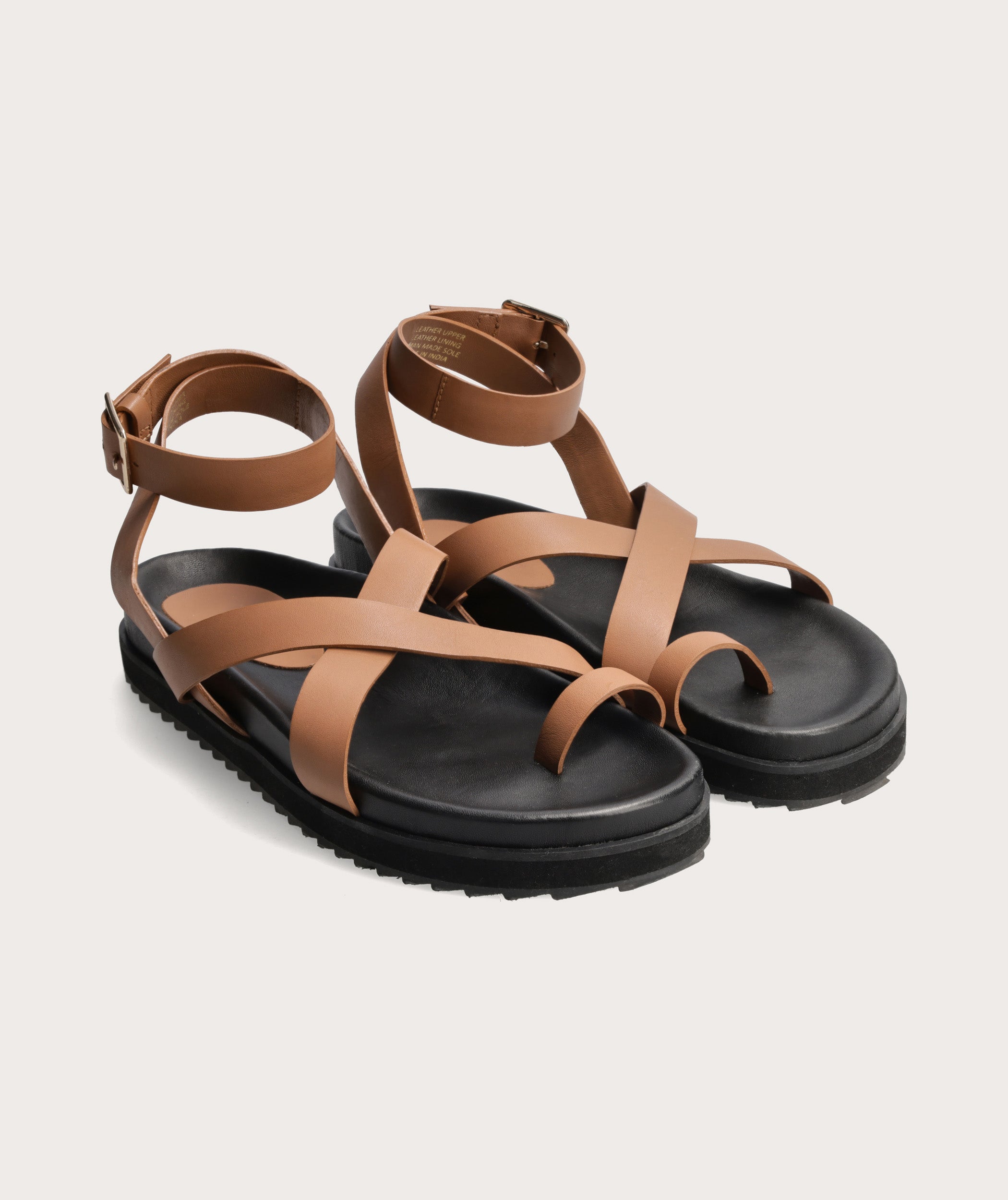 Tan flatform sales sandals uk