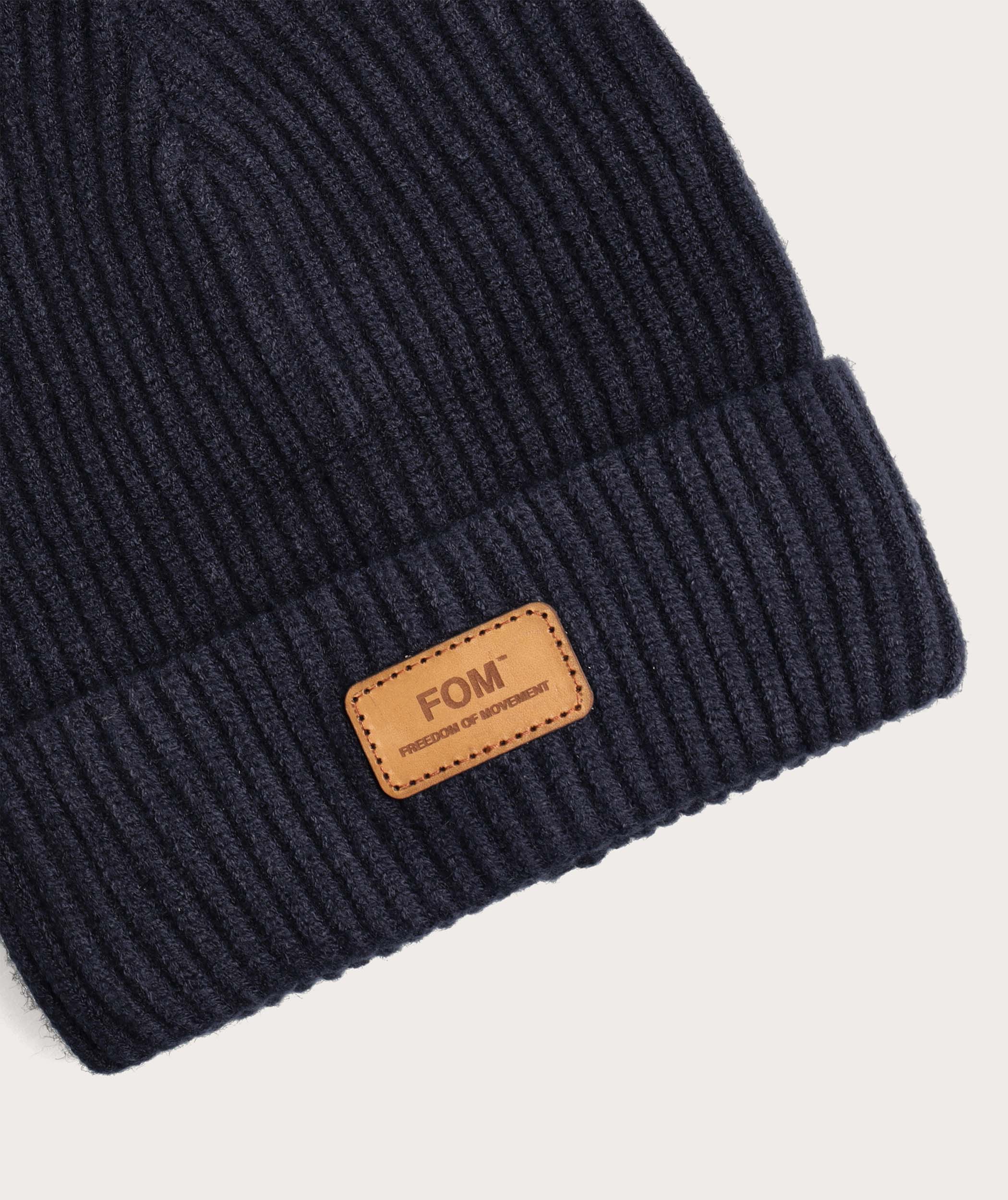 FOM Cuffed Beanie - Navy