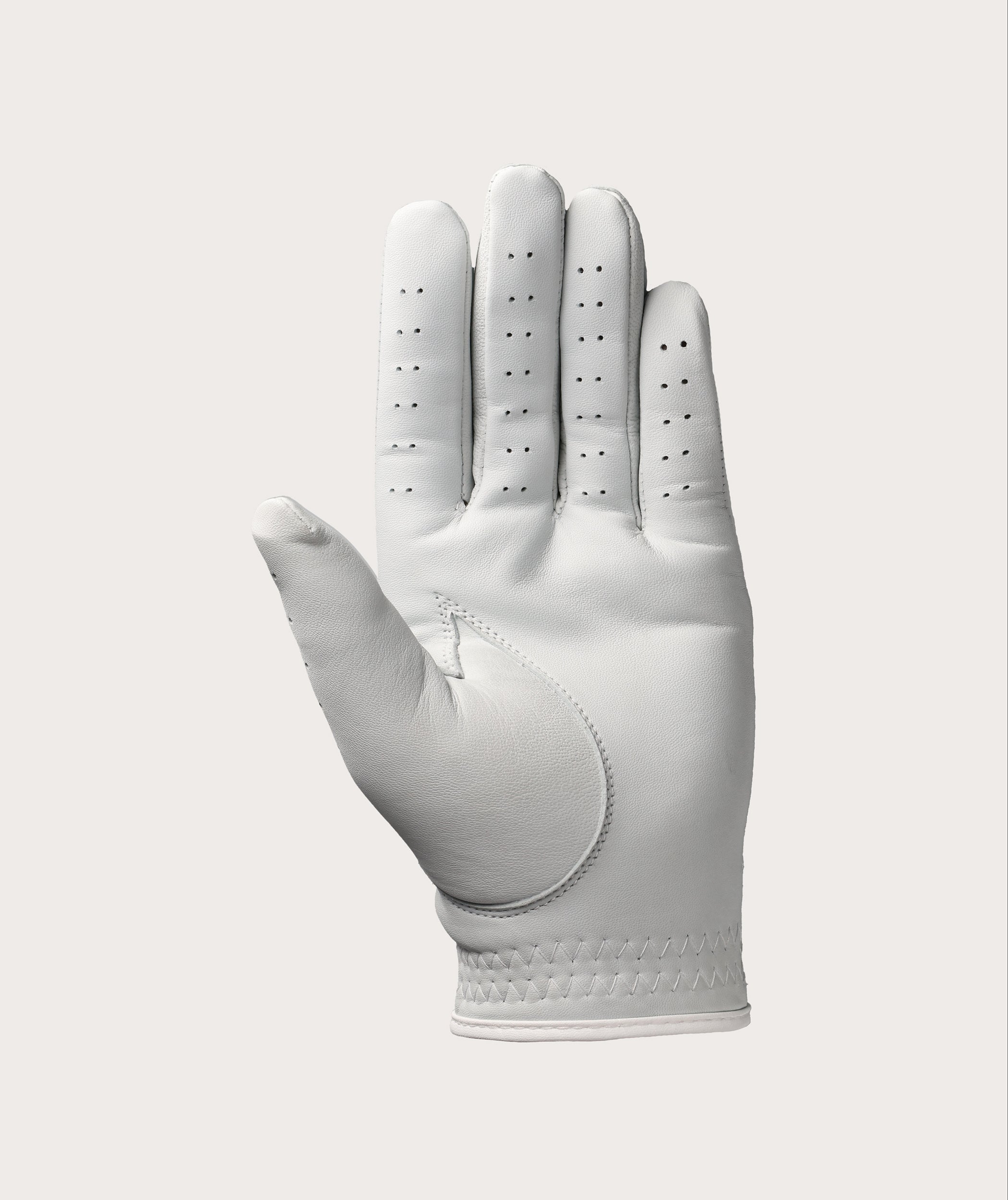 FOM Golf Glove - White/ Olive