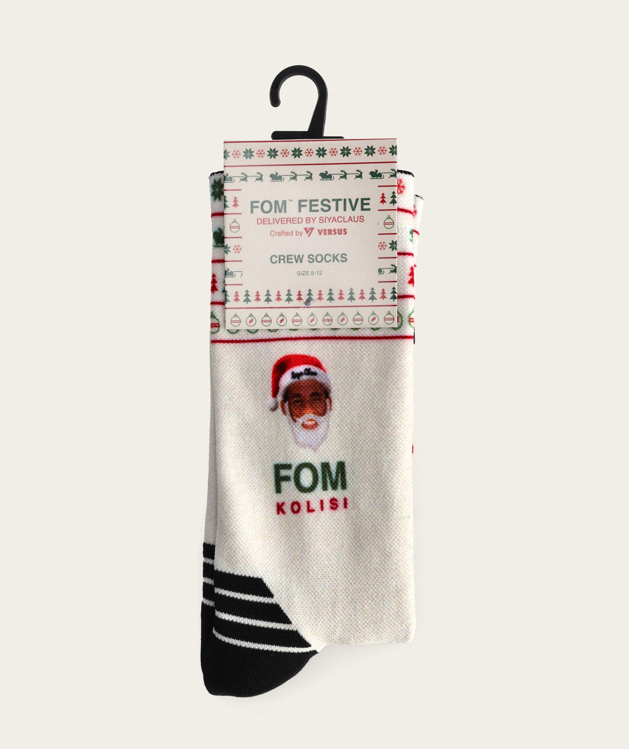 Socks FOM x Kolisi Crew - Siya Claus (Size 8-12)