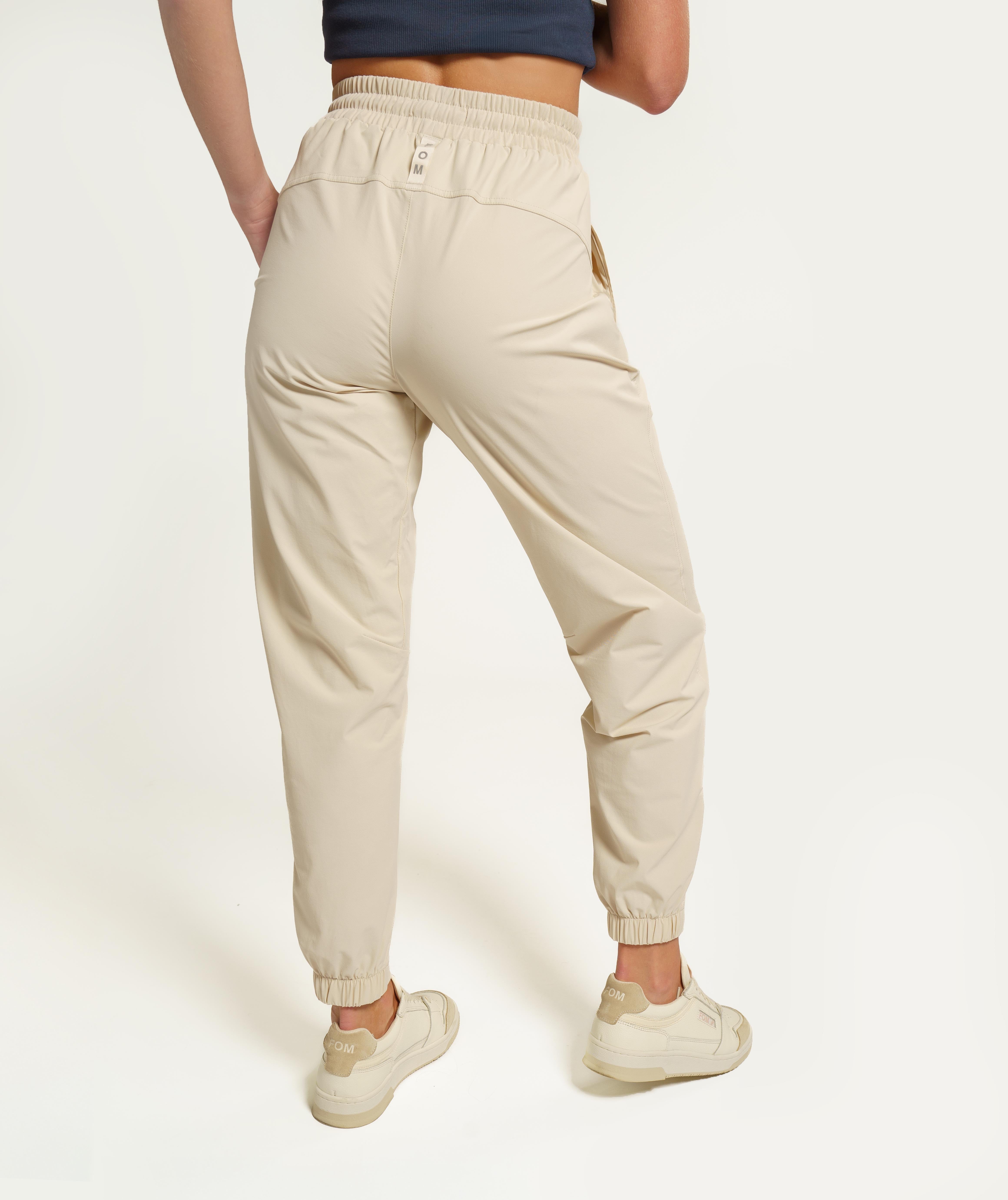 Ladies 4-Way Stretch Jogger - Ecru