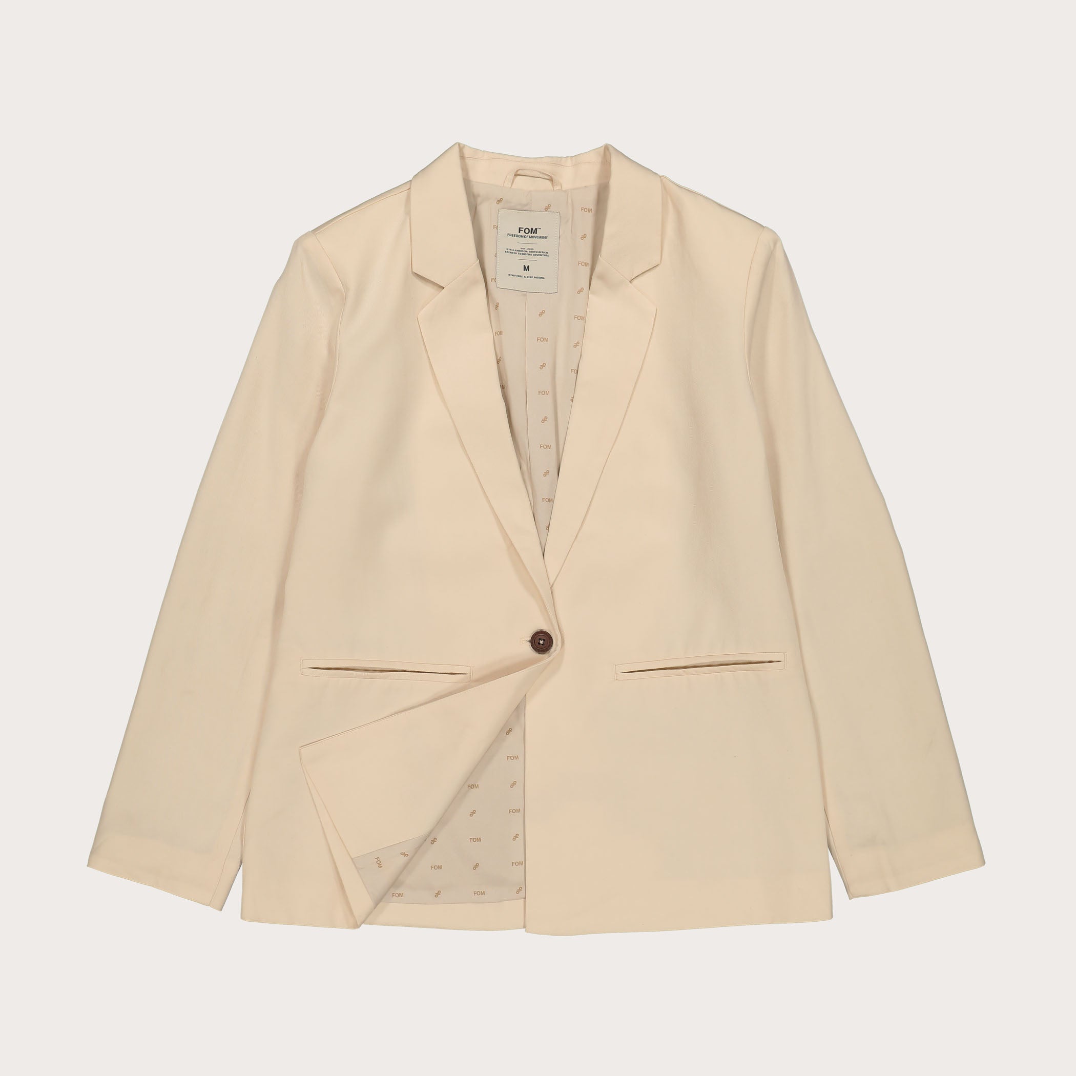 FOM Ladies Summer Blazer Ecru