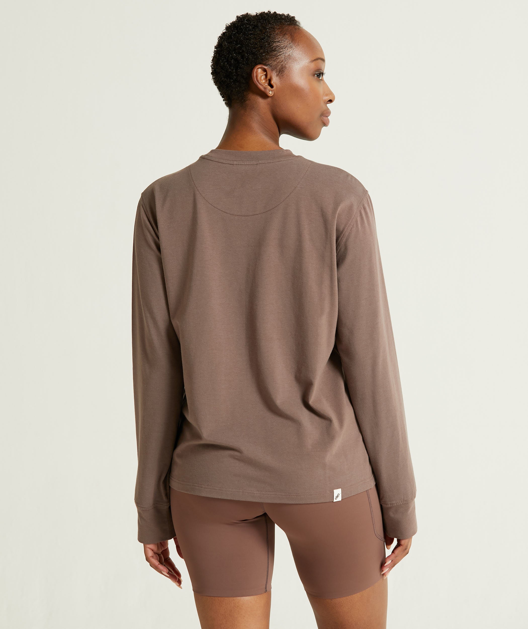 Ladies Versatile Long Sleeve Tee - Wild fig