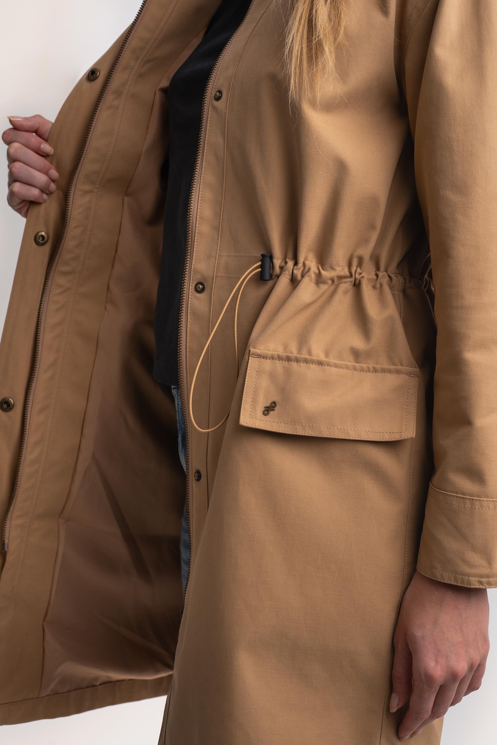 Ladies Trench Coat Camel M