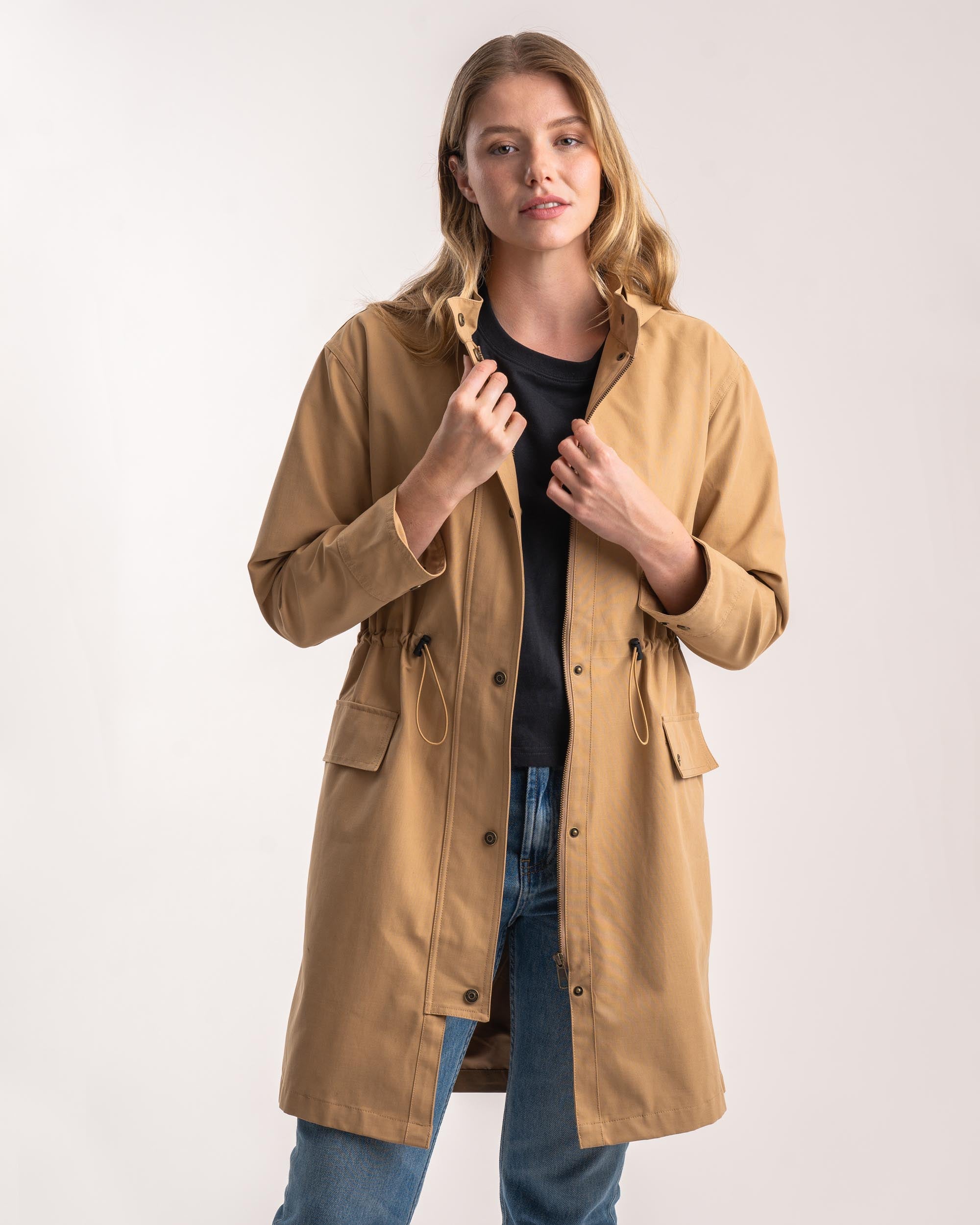 Ladies Trench Coat Camel M