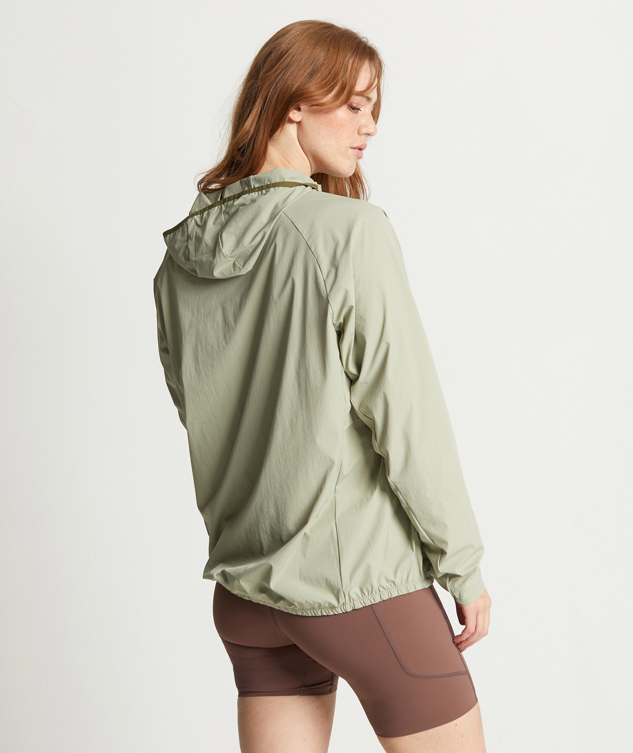 Ladies Outdoor Windbreaker - Matcha Green