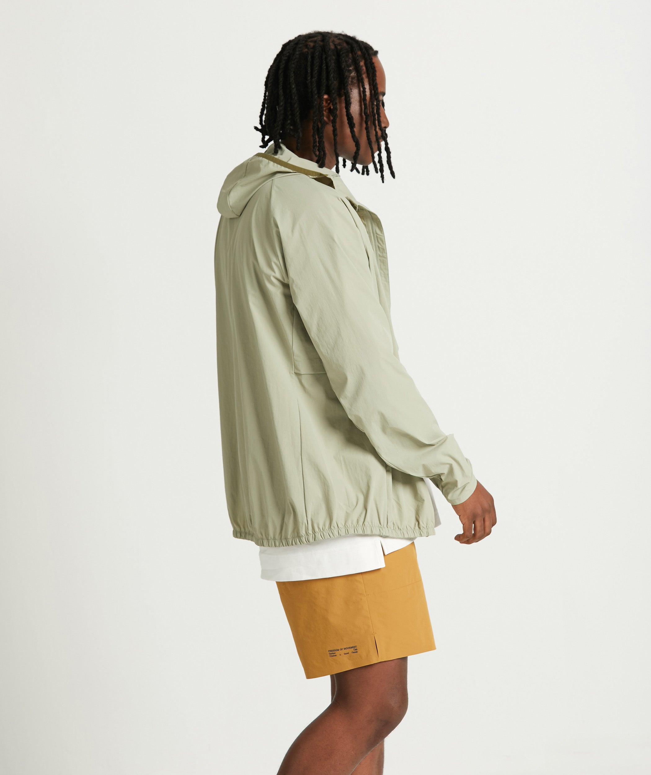 Mens Outdoor Windbreaker - Matcha Green