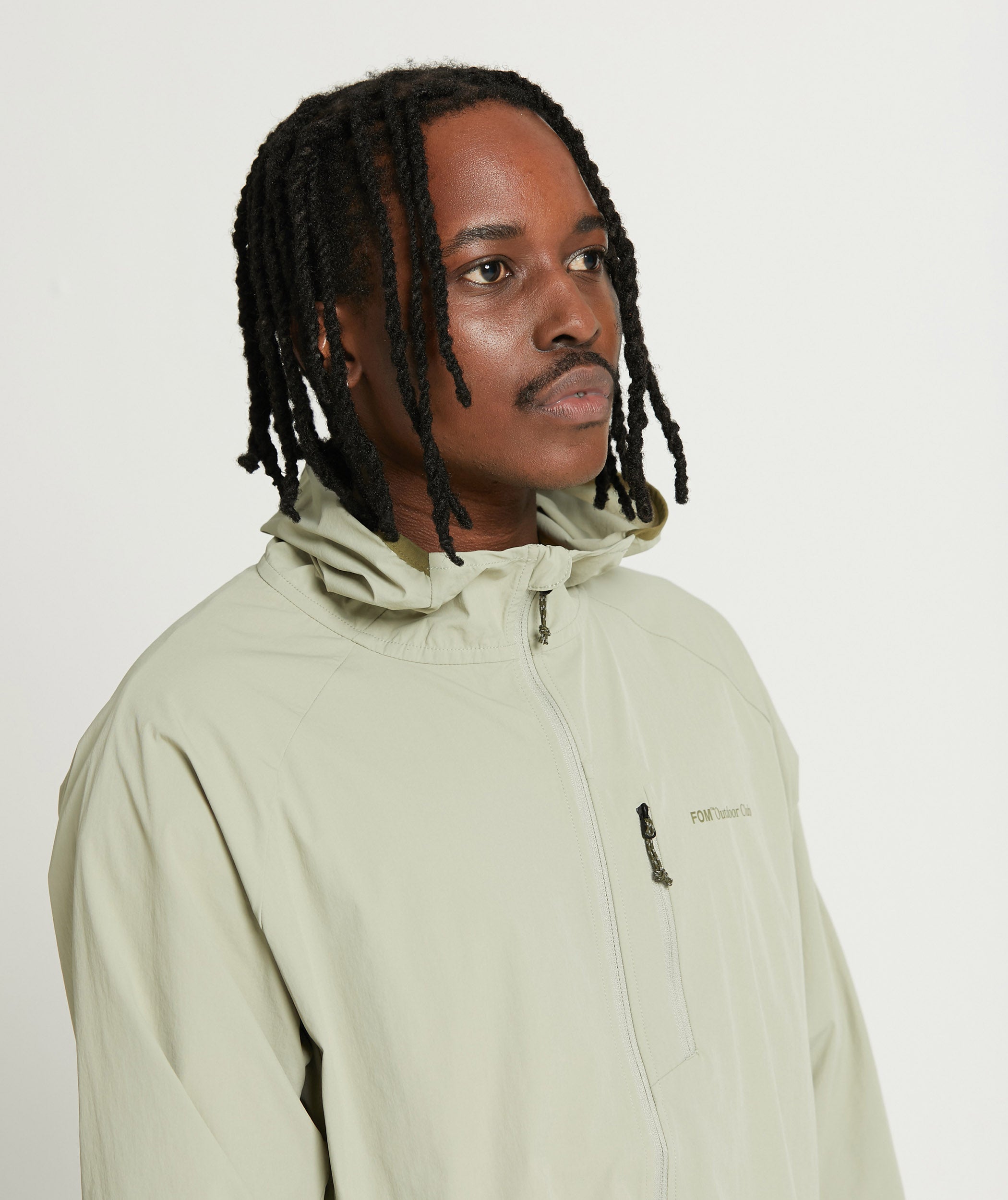 Mens Outdoor Windbreaker - Matcha Green