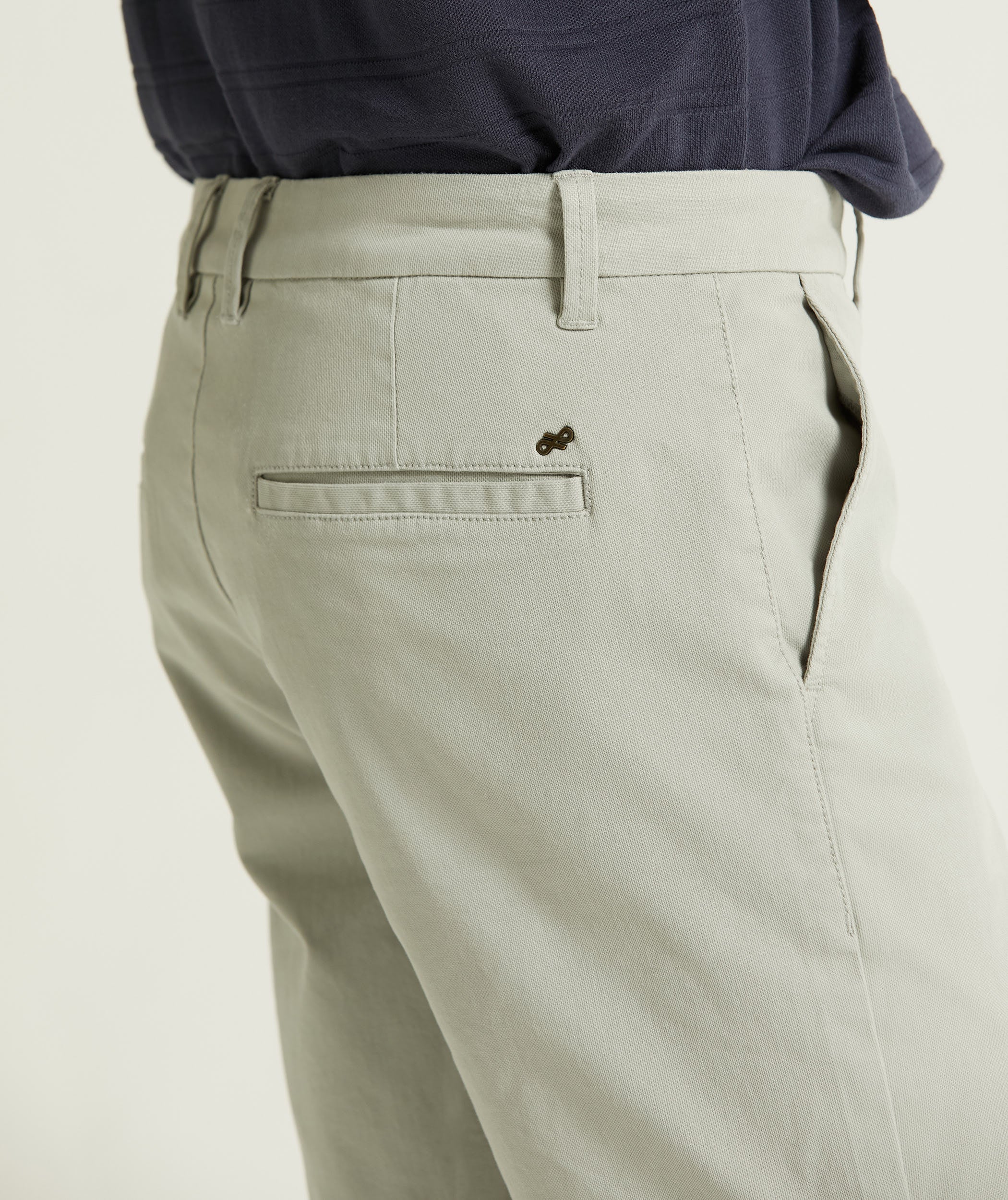 Mens Cotton Chino Shorts - Grey