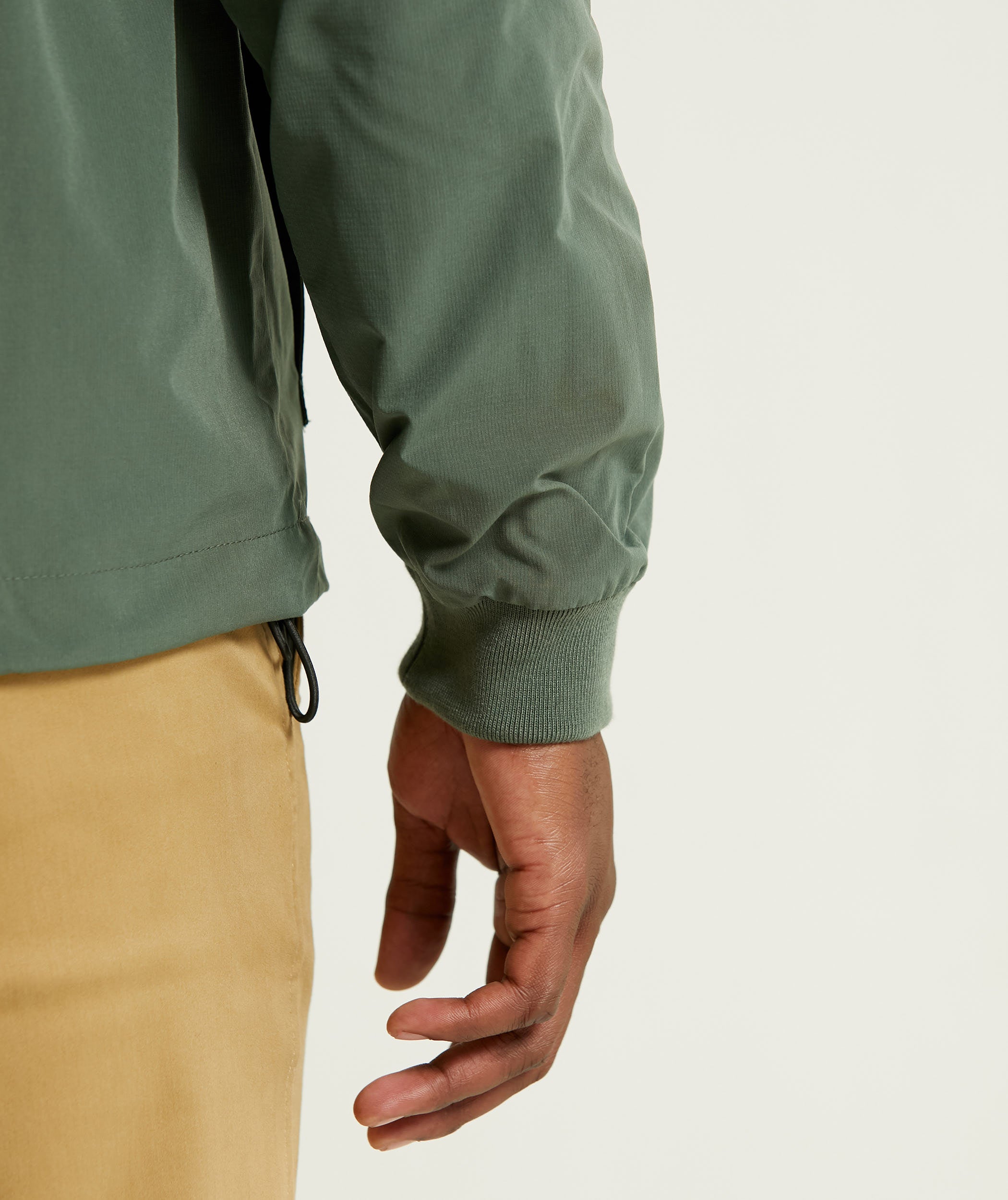 Mens Button Through Jacket - Hunter Green