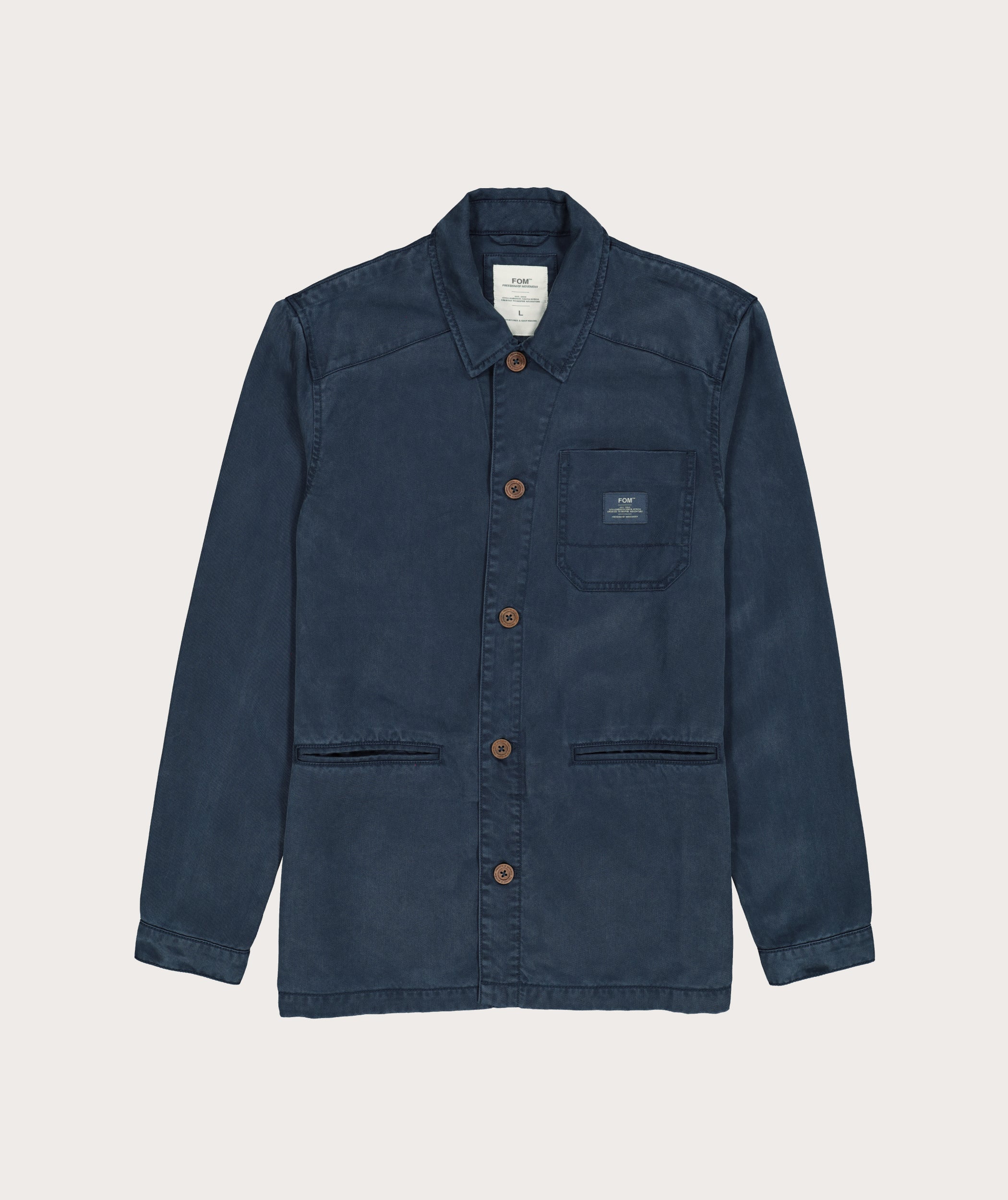 FOM Workwear Jacket - Washed Navy