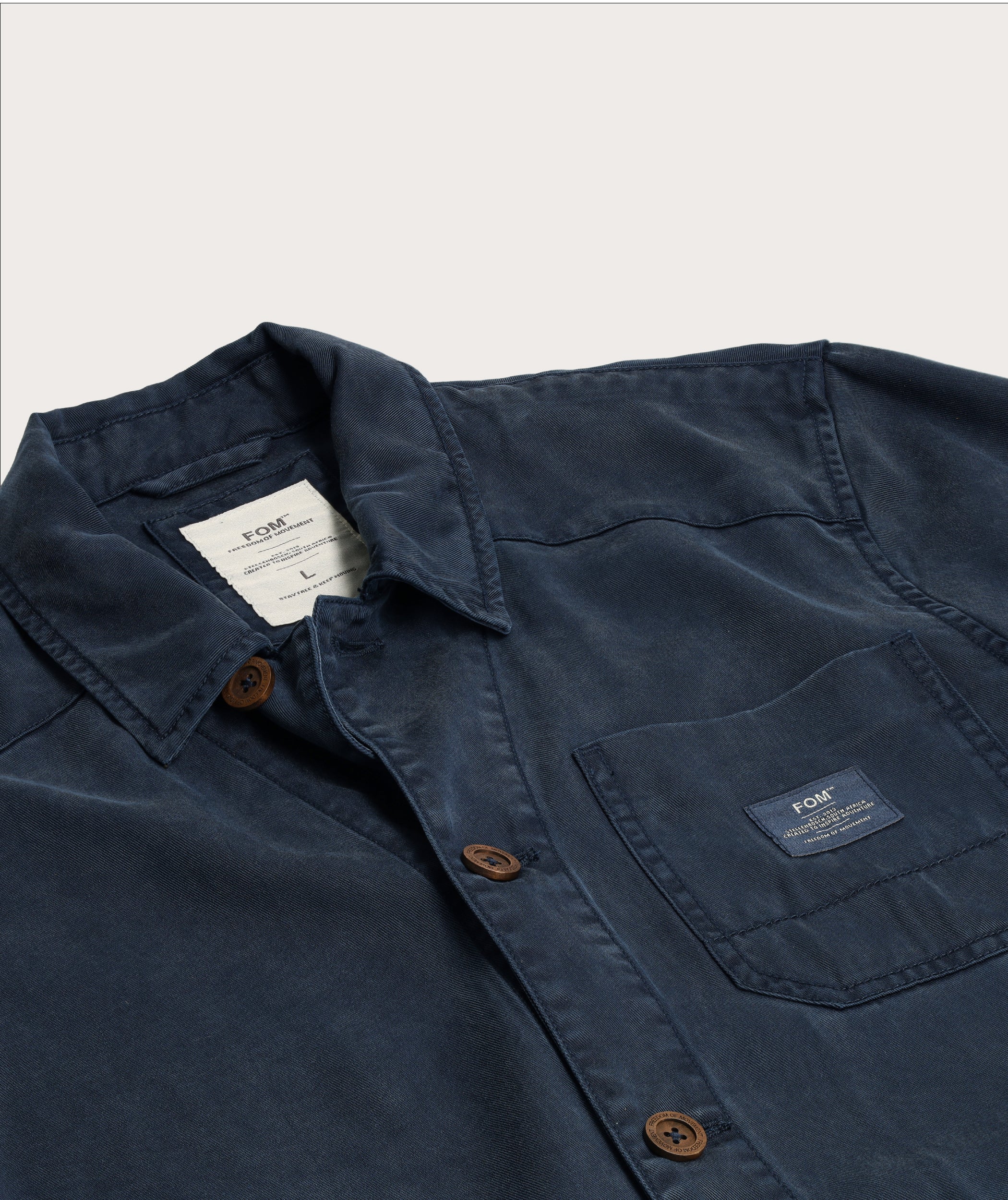 FOM Workwear Jacket - Washed Navy