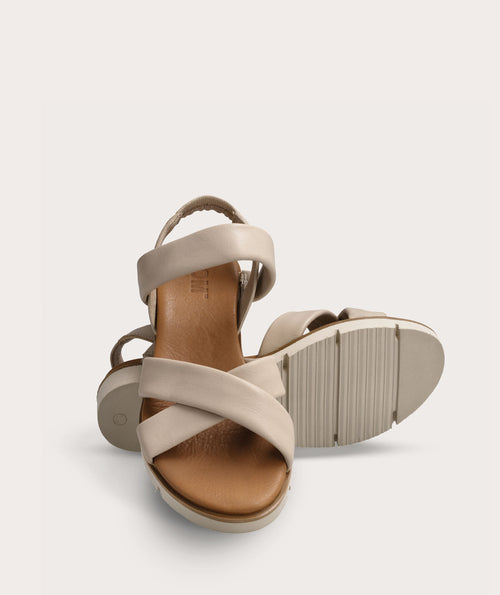 Ladies Slingback Sandal - Pebble