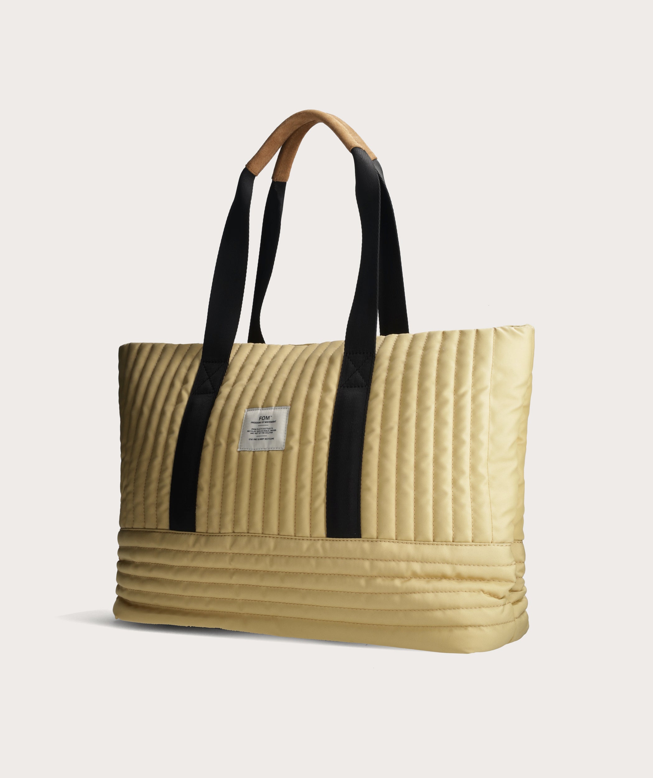 Recycled Travel Tote Butter