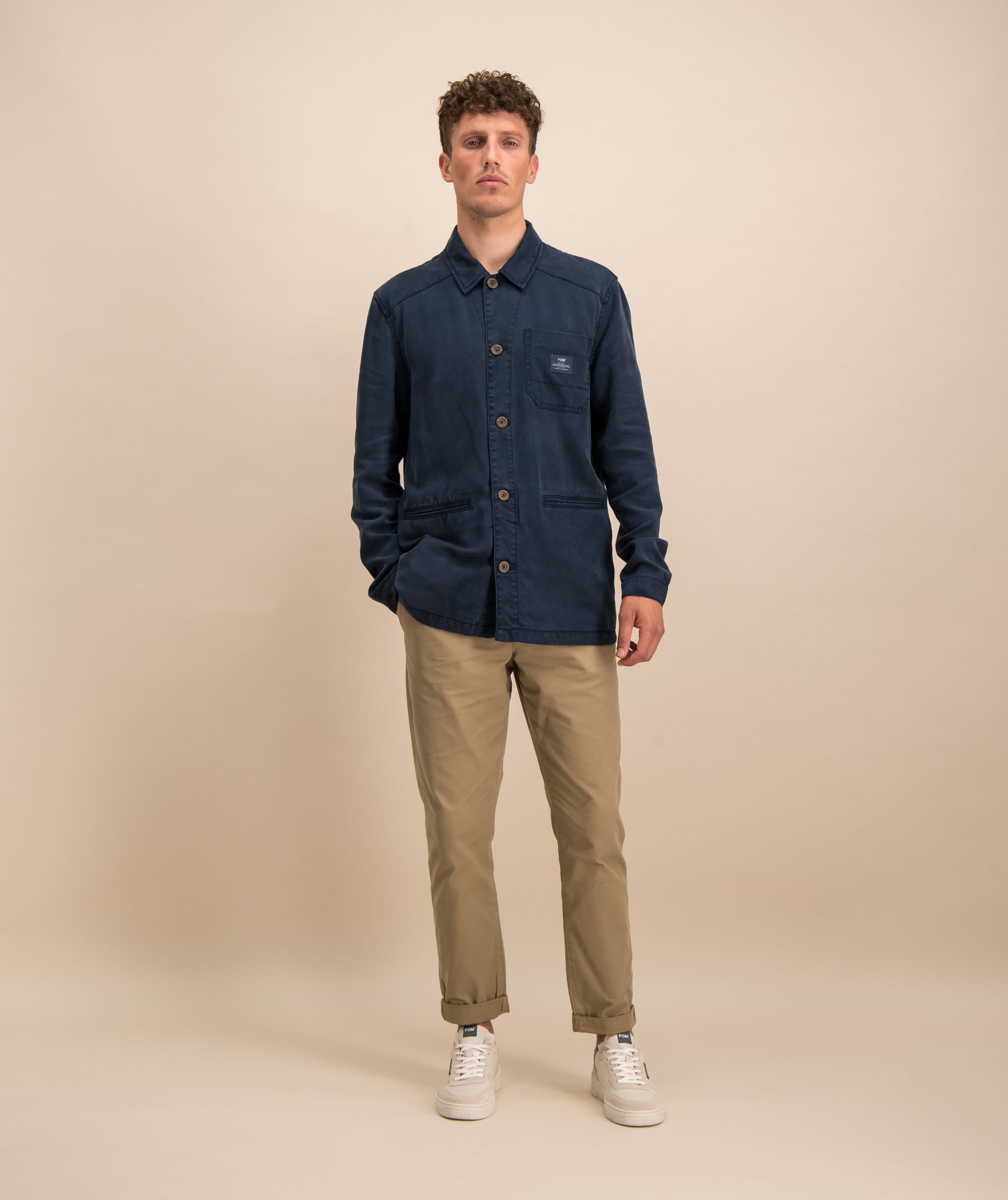 FOM Workwear Jacket - Washed Navy