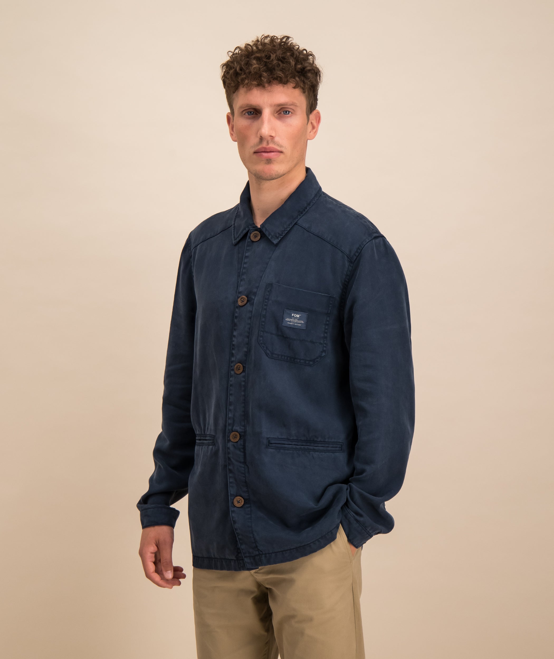 FOM Workwear Jacket - Washed Navy