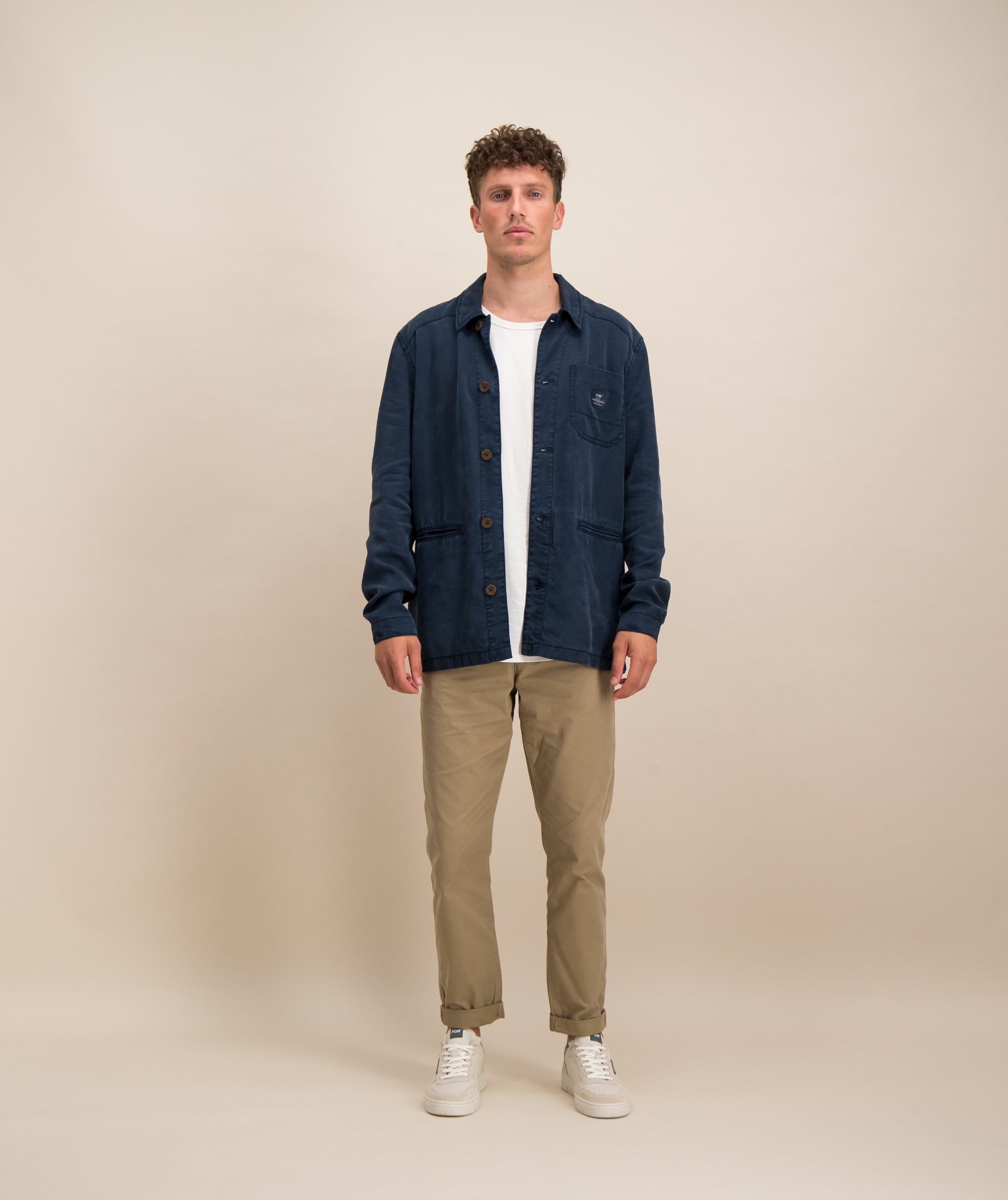 FOM Workwear Jacket - Washed Navy