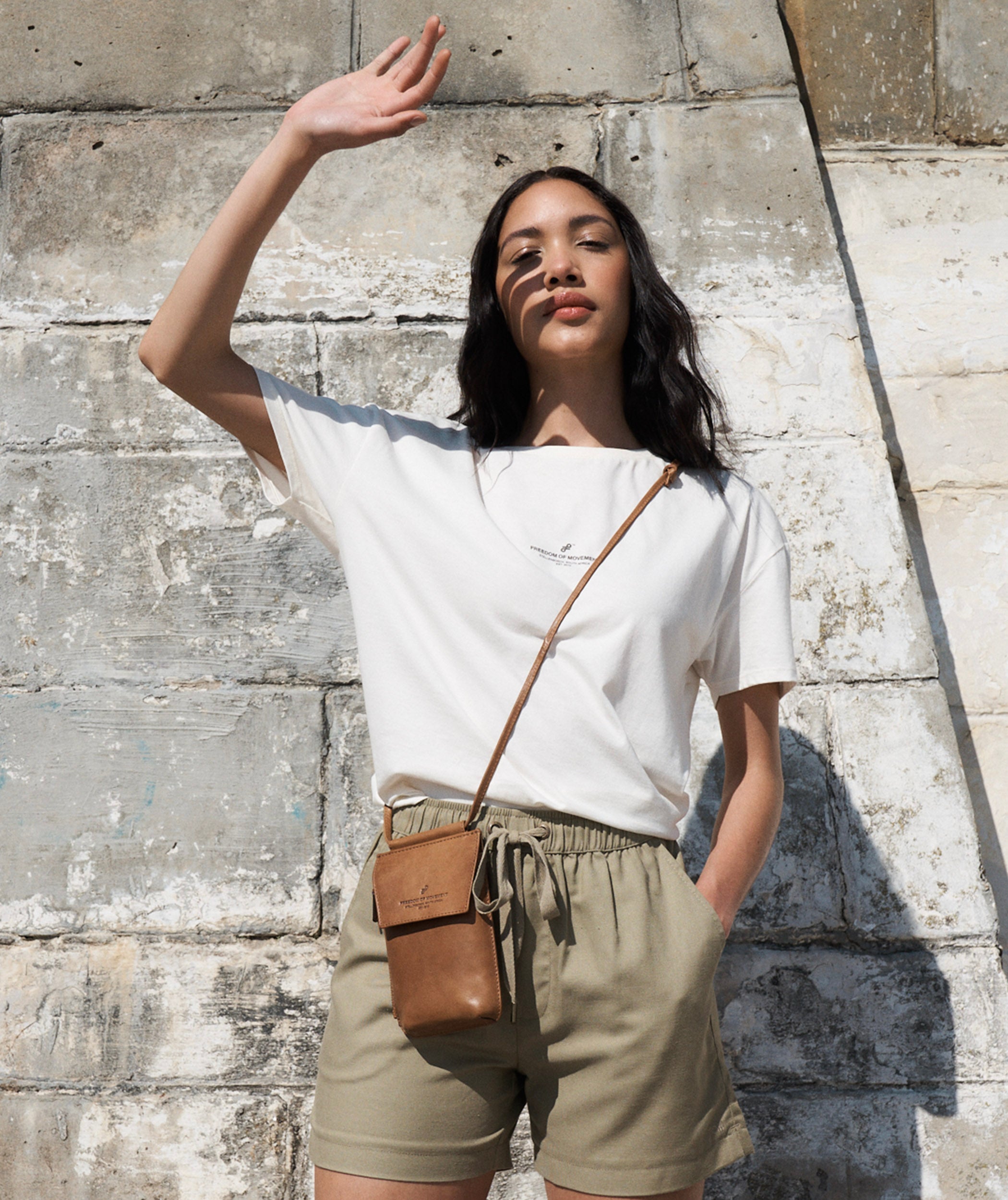 Crossbody Cellphone Pouch Pecan