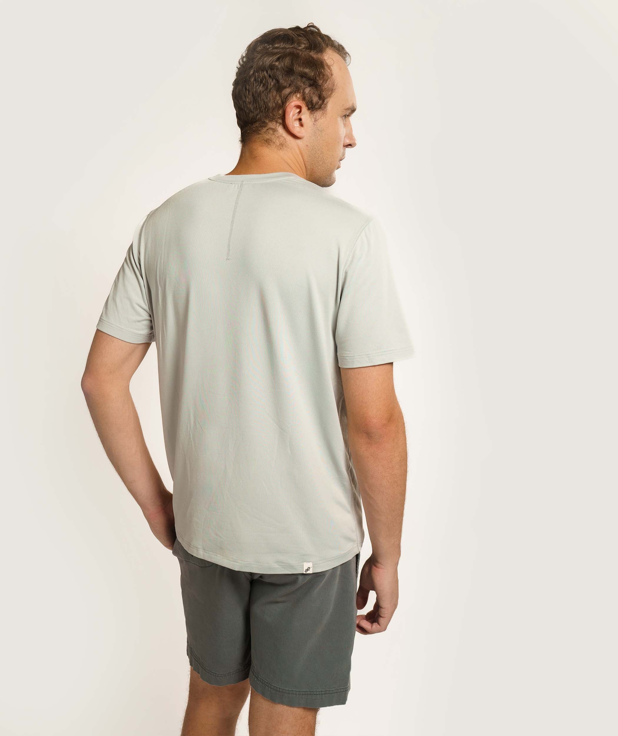 Mens Soft Versatile Tee - Mineral Grey