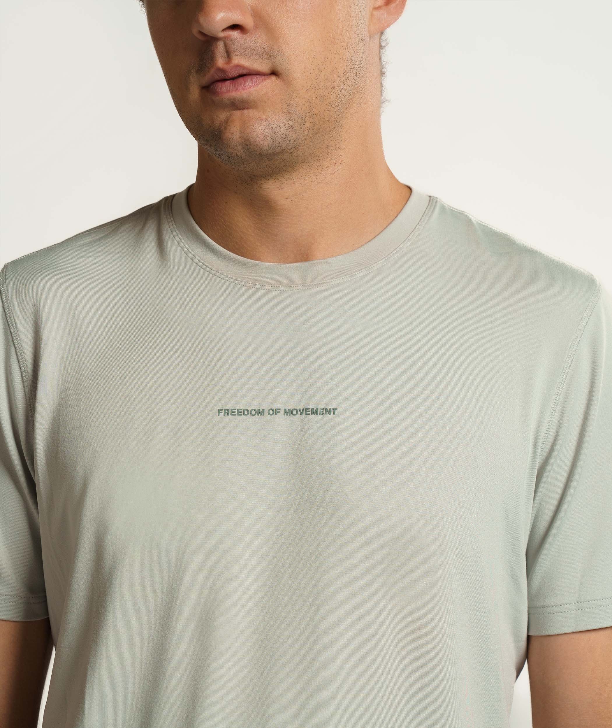 Mens Soft Versatile Tee - Mineral Grey